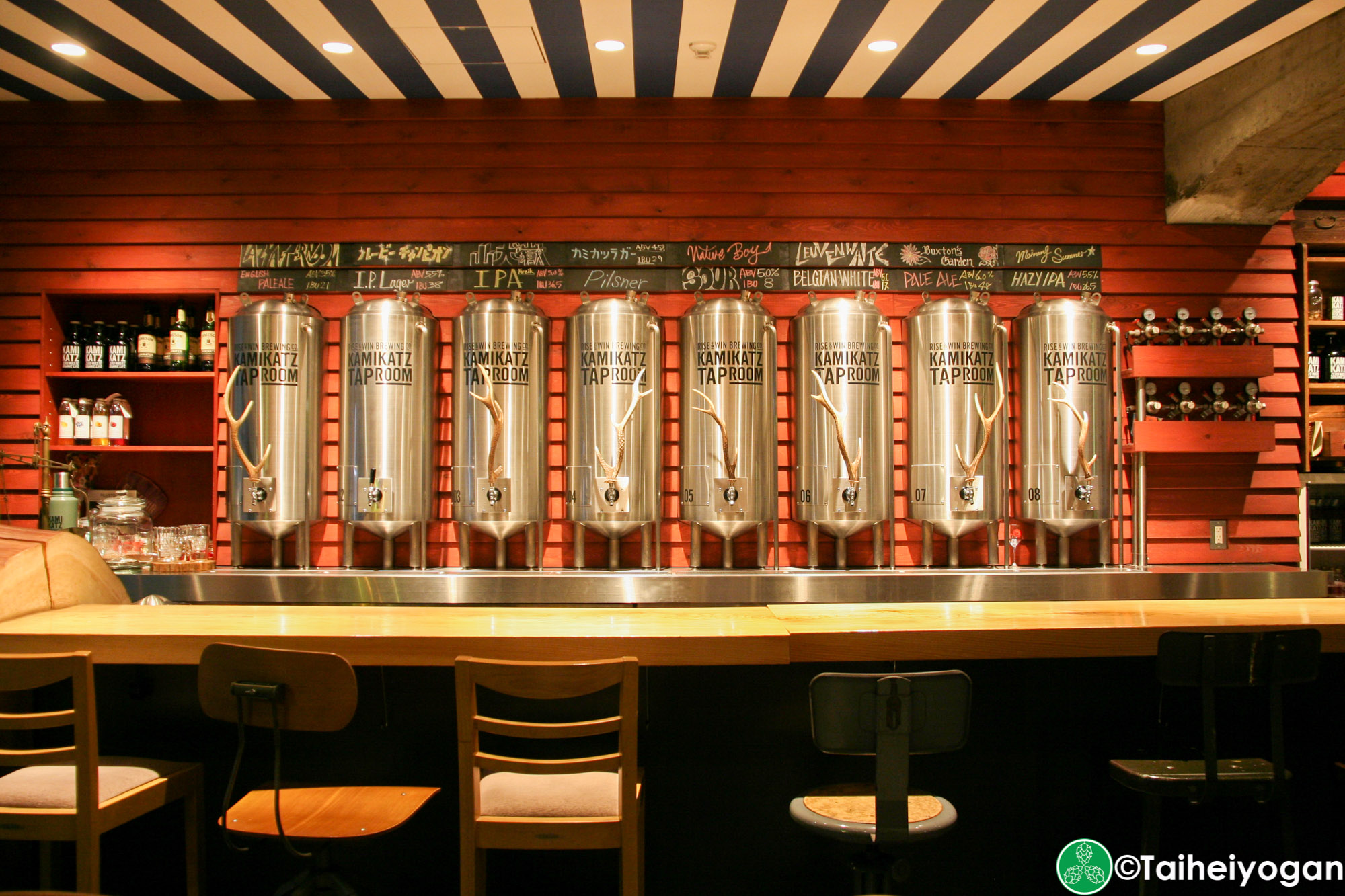 Kamikatz Taproom (Rise & Win Brewing Co.) - Interior - Bar Counter
