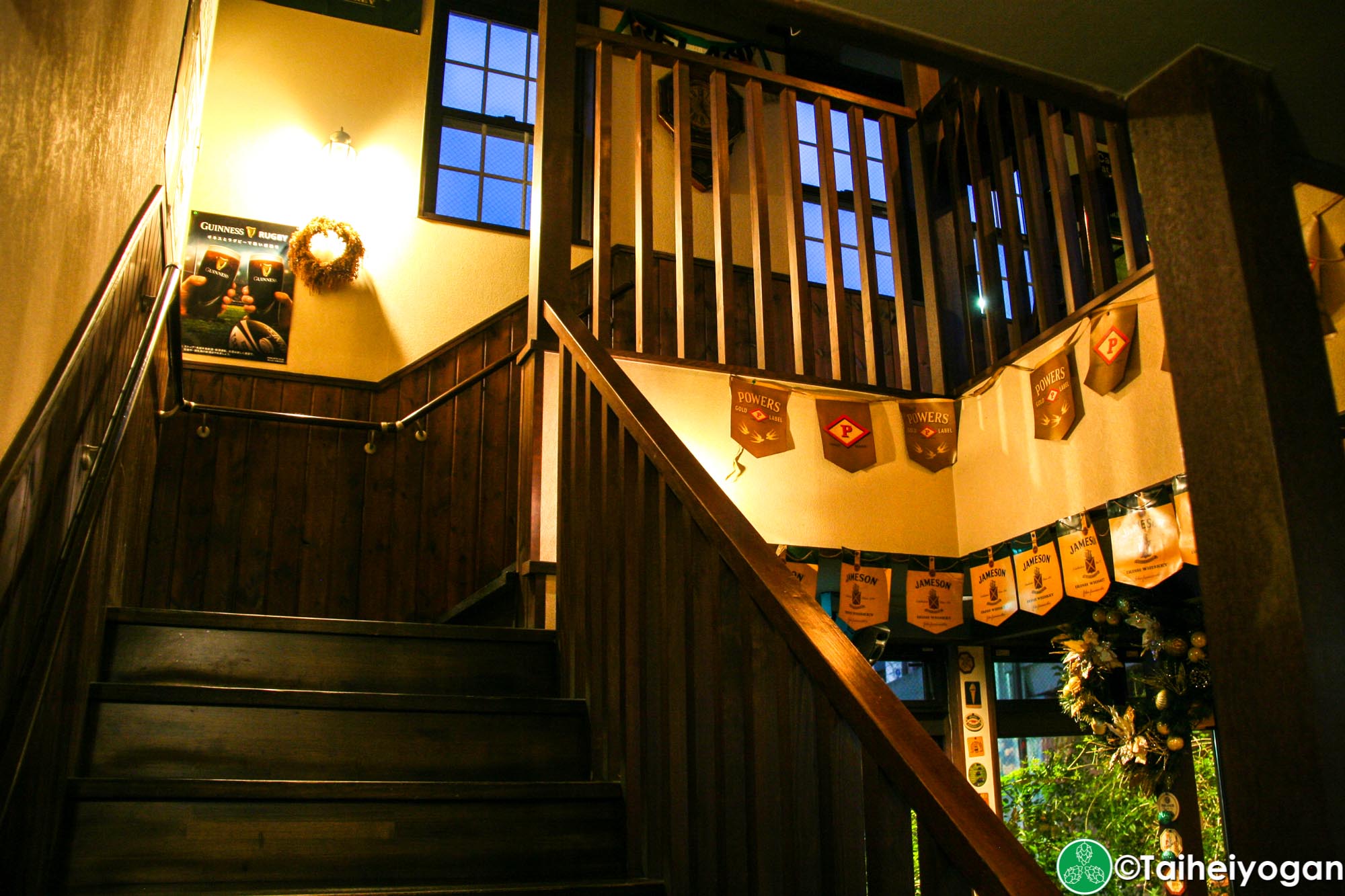 Irish Bar McCann's - Interior - Stairs to 3rd Floor