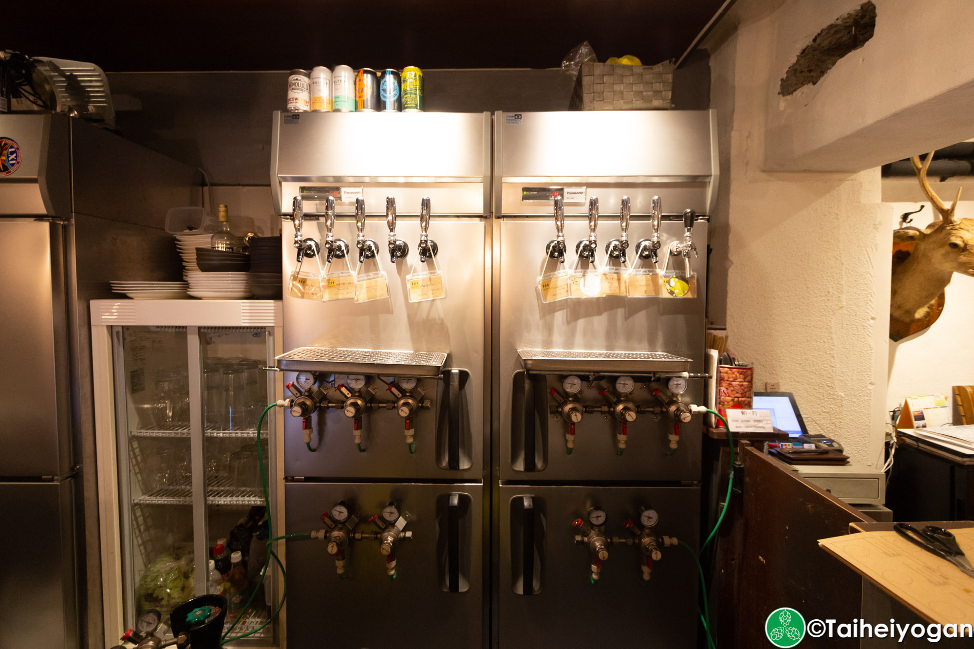 Inazuma Beer - Interior - Beer Taps