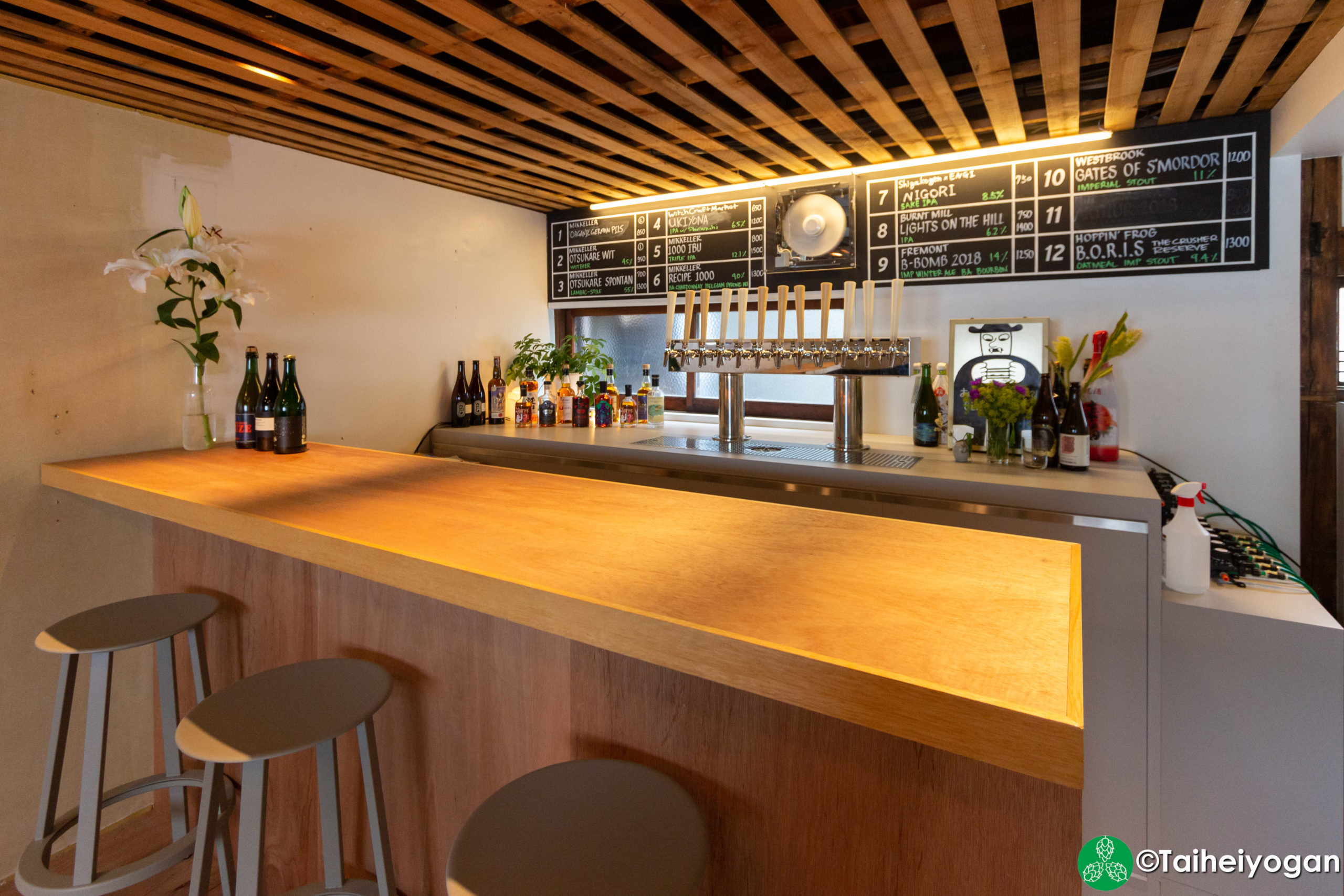 Mikkeller Kanda - Interior - 2F Mikkeller Bar - Bar Counter