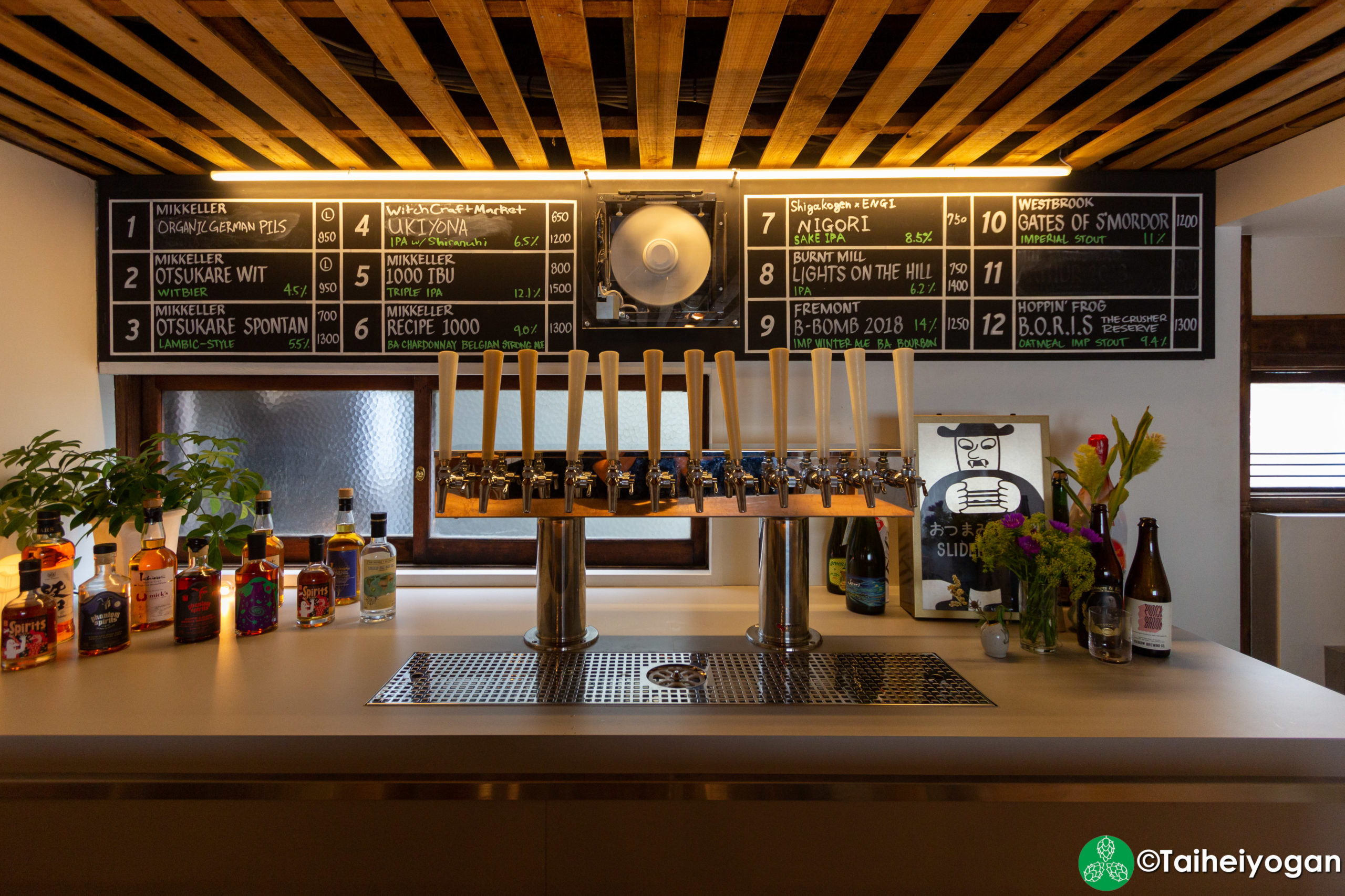 Mikkeller Kanda - Interior - 2F Mikkeller Bar - Craft Beer Taps