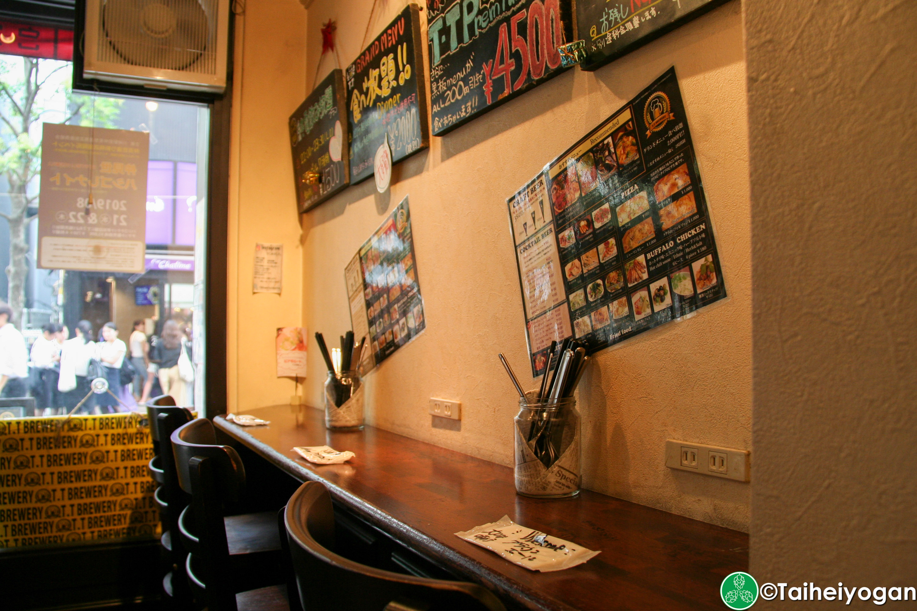 T.T Brewery - Interior - Counter Seating