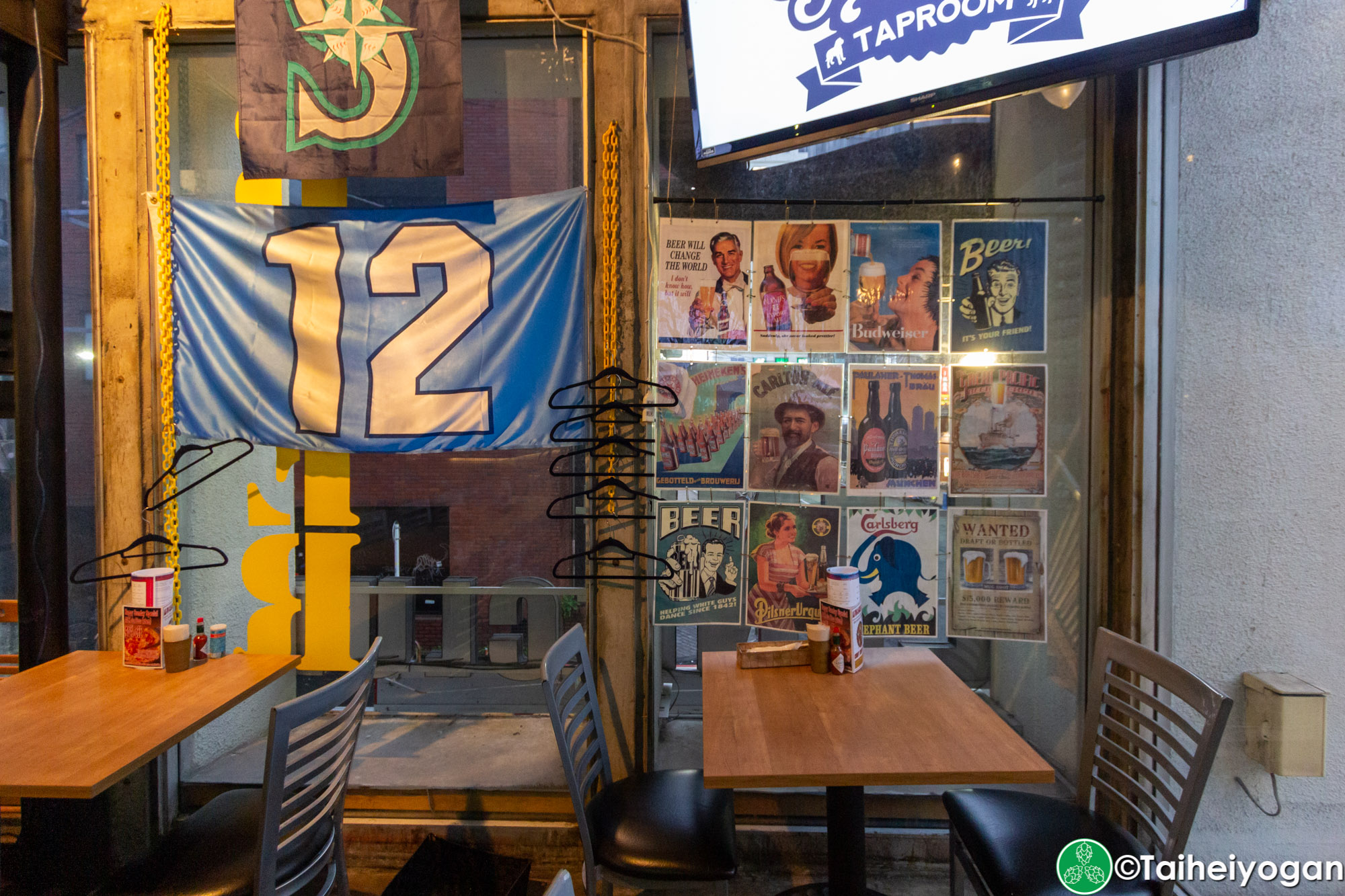 Two Dogs Taproom - Interior - Table Seating