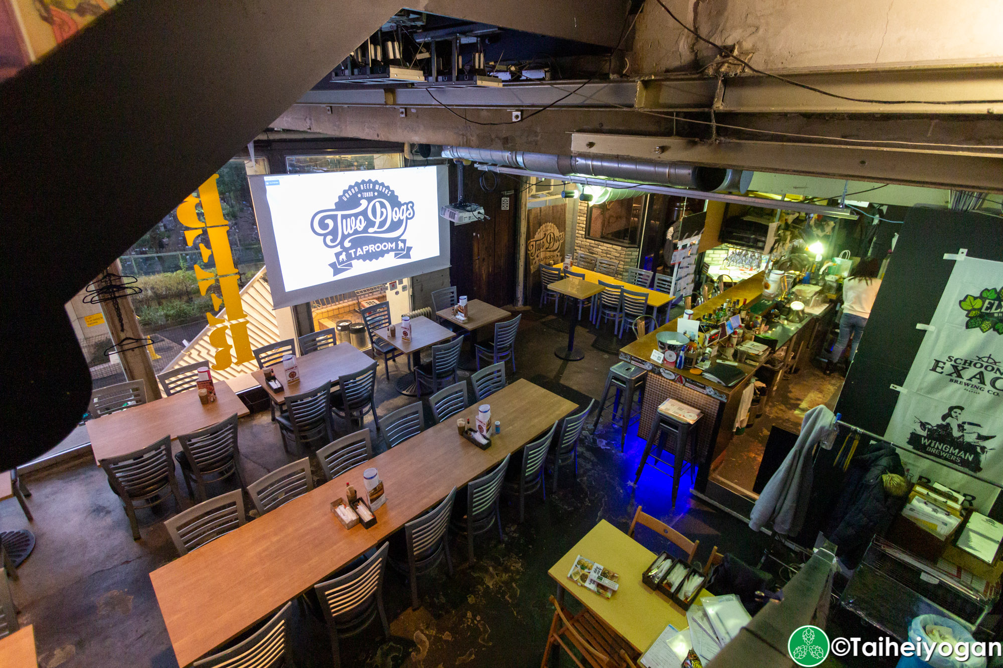 Two Dogs Taproom - Interior - Table Seating