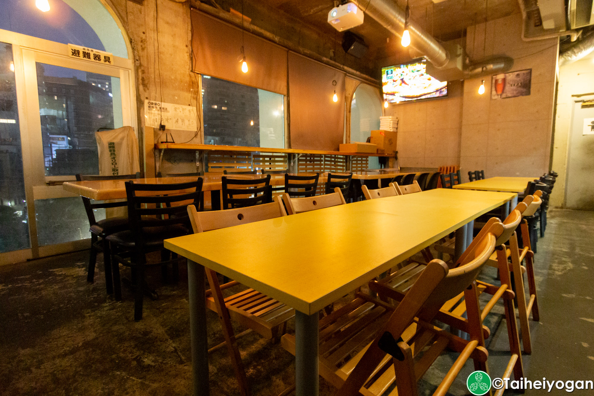 Two Dogs Taproom - Interior - 2F Party Room Seating