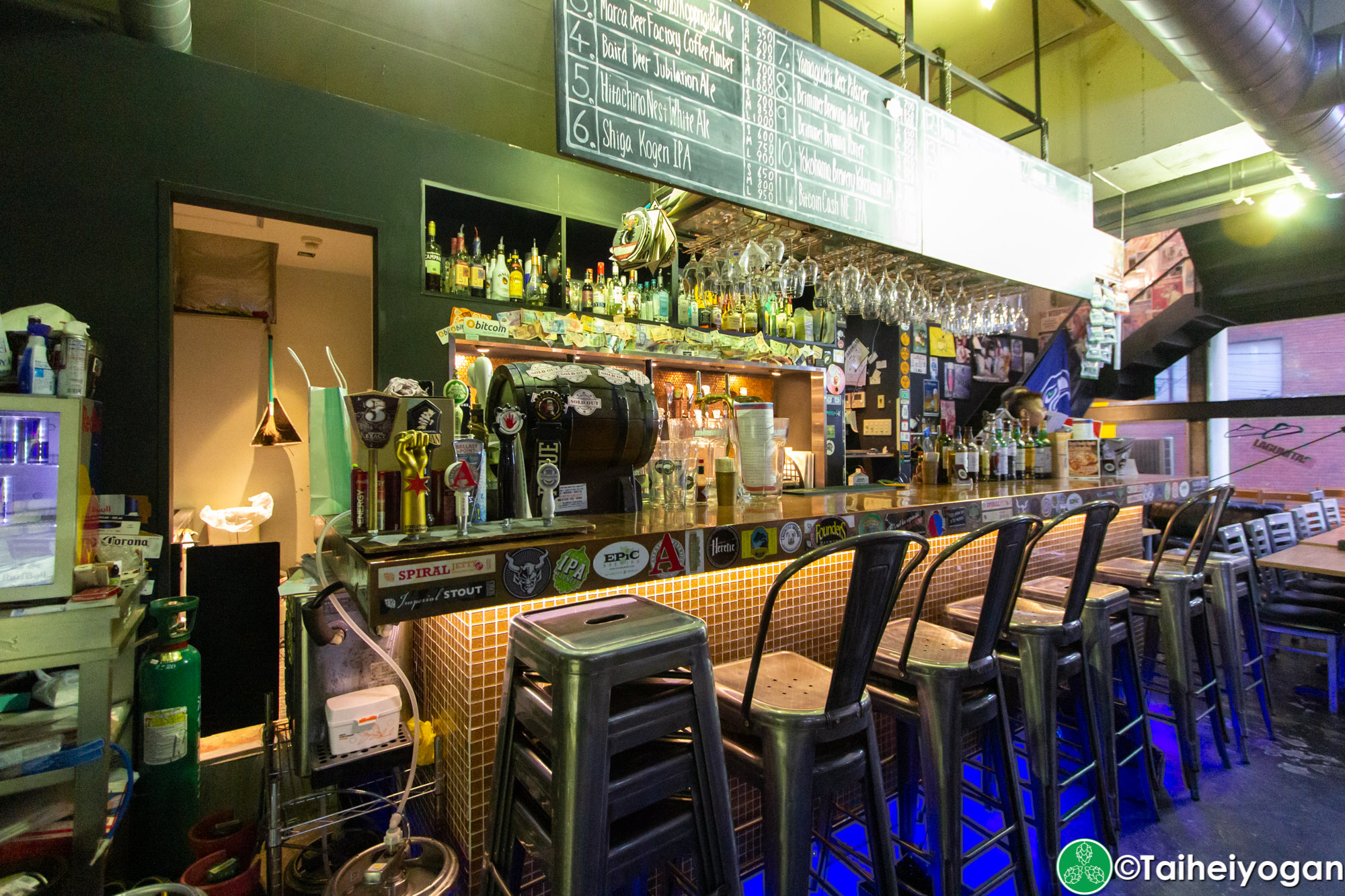 Two Dogs Taproom - Interior - Bar Counter