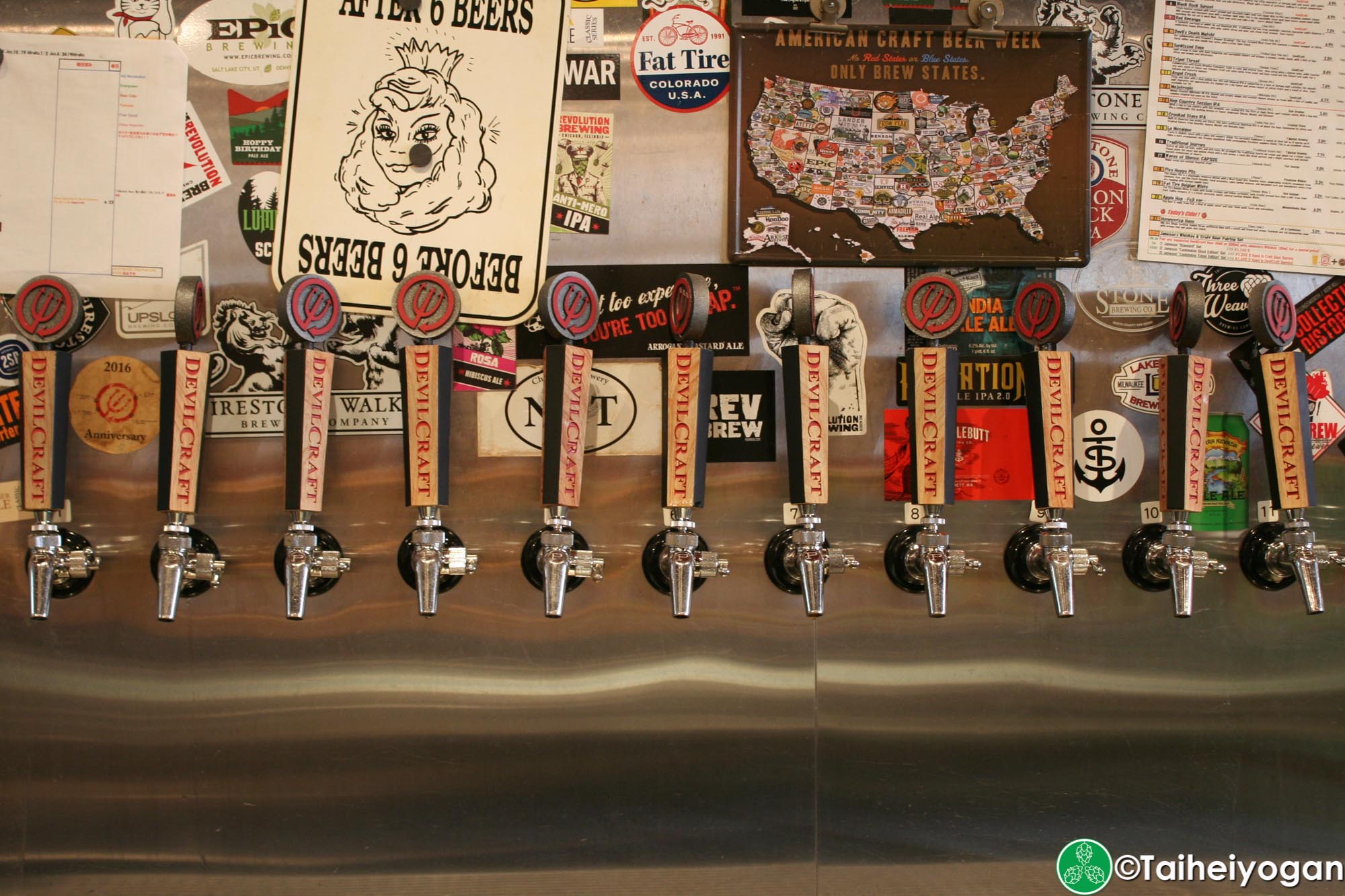 DevilCraft (Hamamtsucho・浜松町店) - Interior - Beer Taps