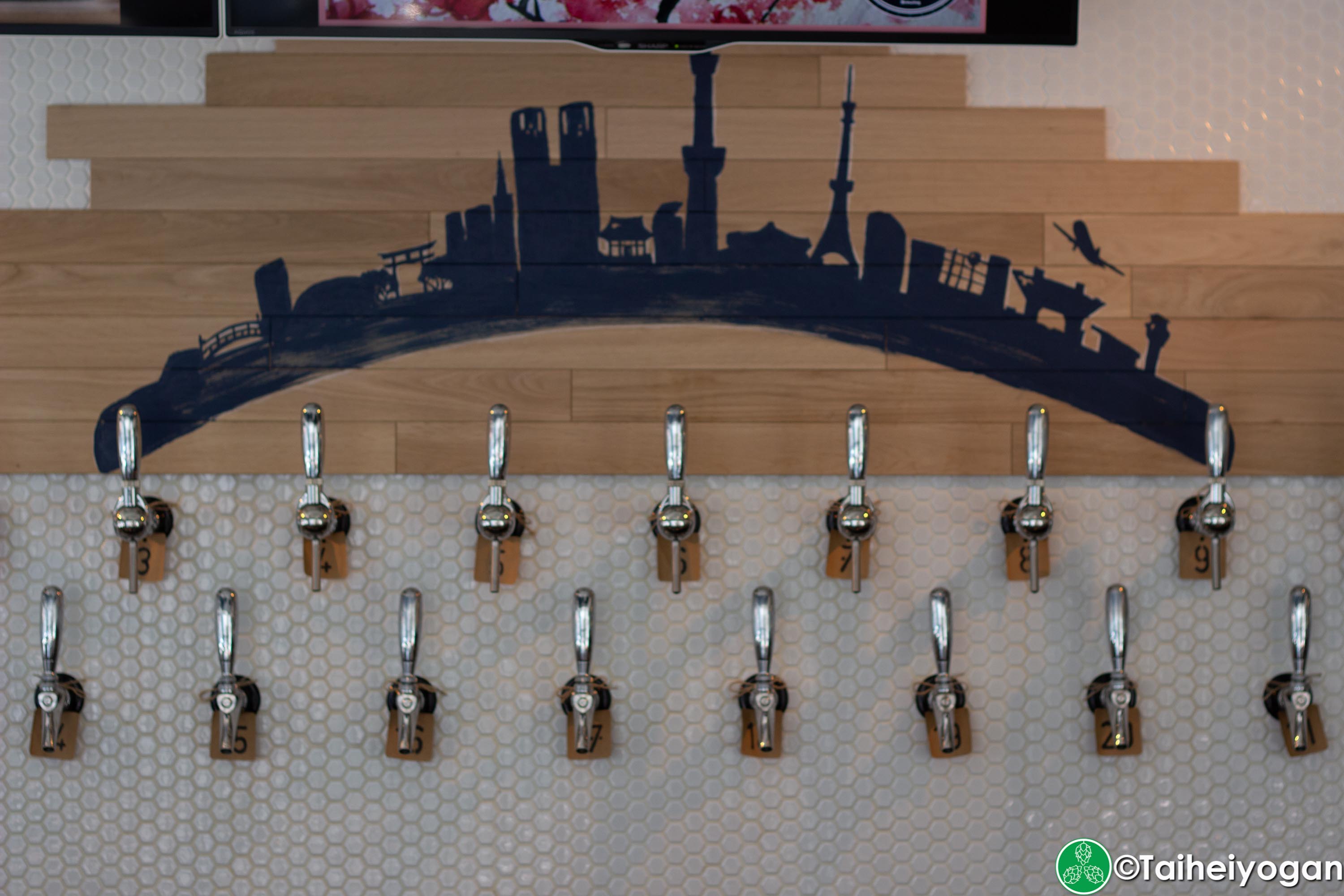 Tokyo Aleworks Taproom - Interior - Beer Taps