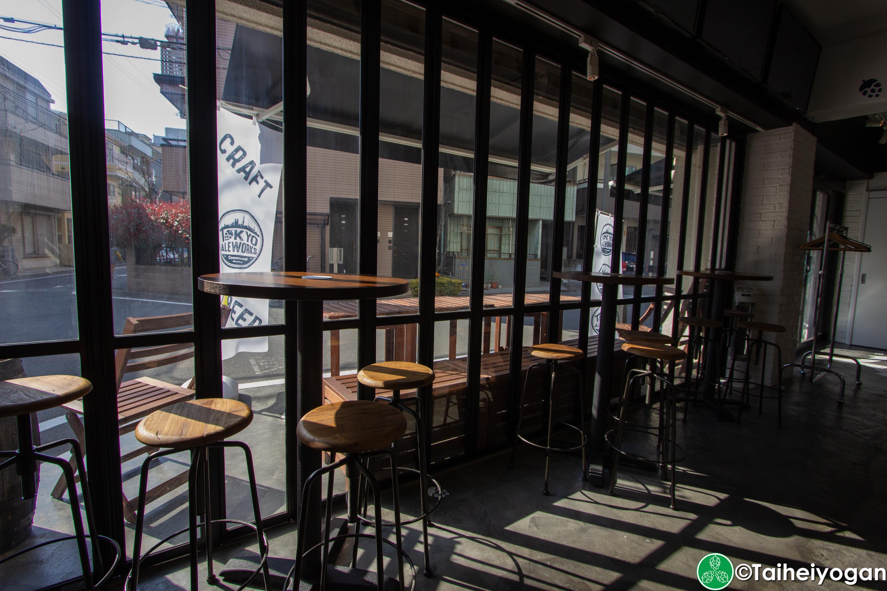 Tokyo Aleworks Taproom - Interior - Tables