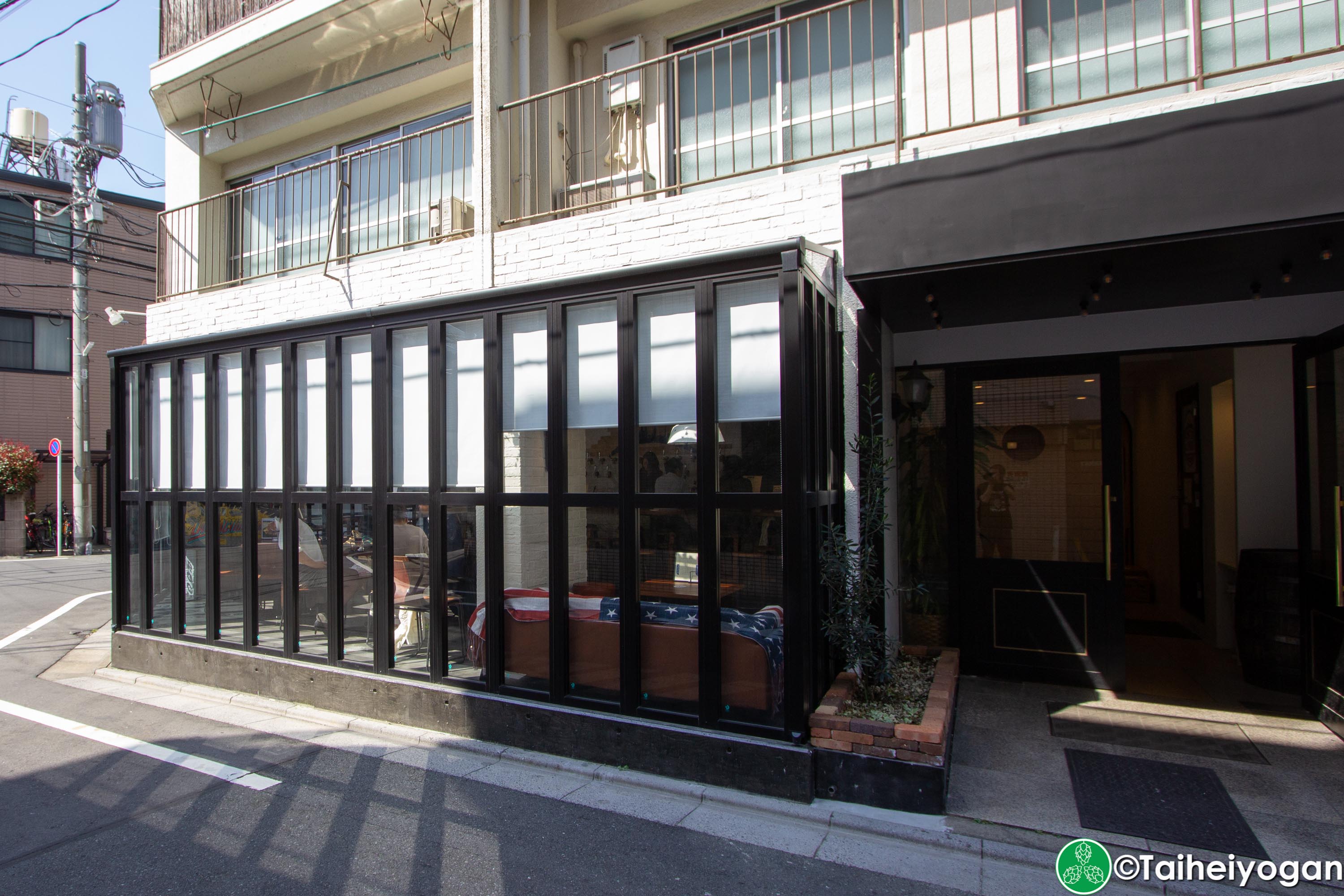 Tokyo Aleworks Taproom - Back Entrance