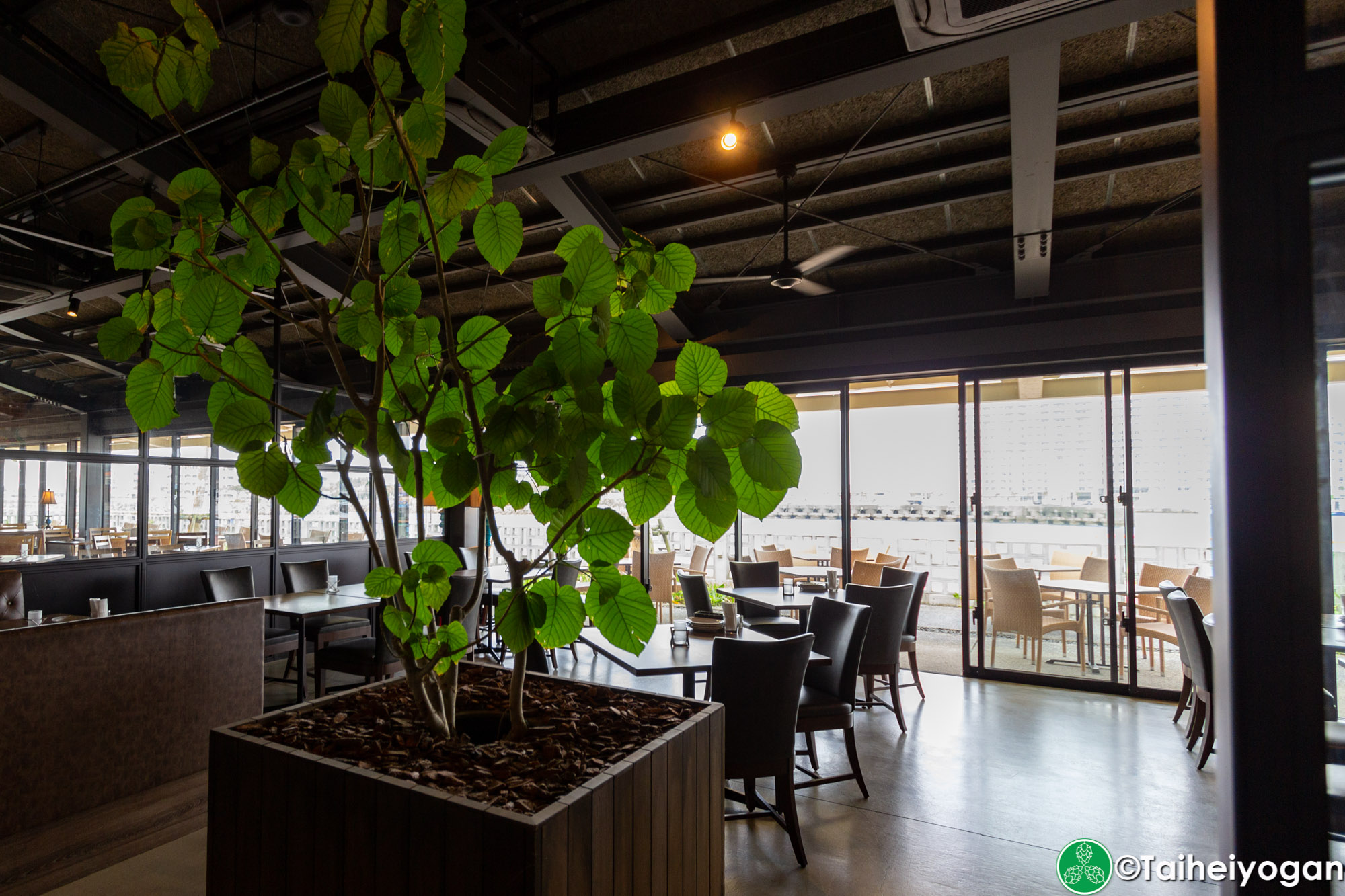Chatan Harbor Brewery - Interior - Restaurant Section - Table Seating