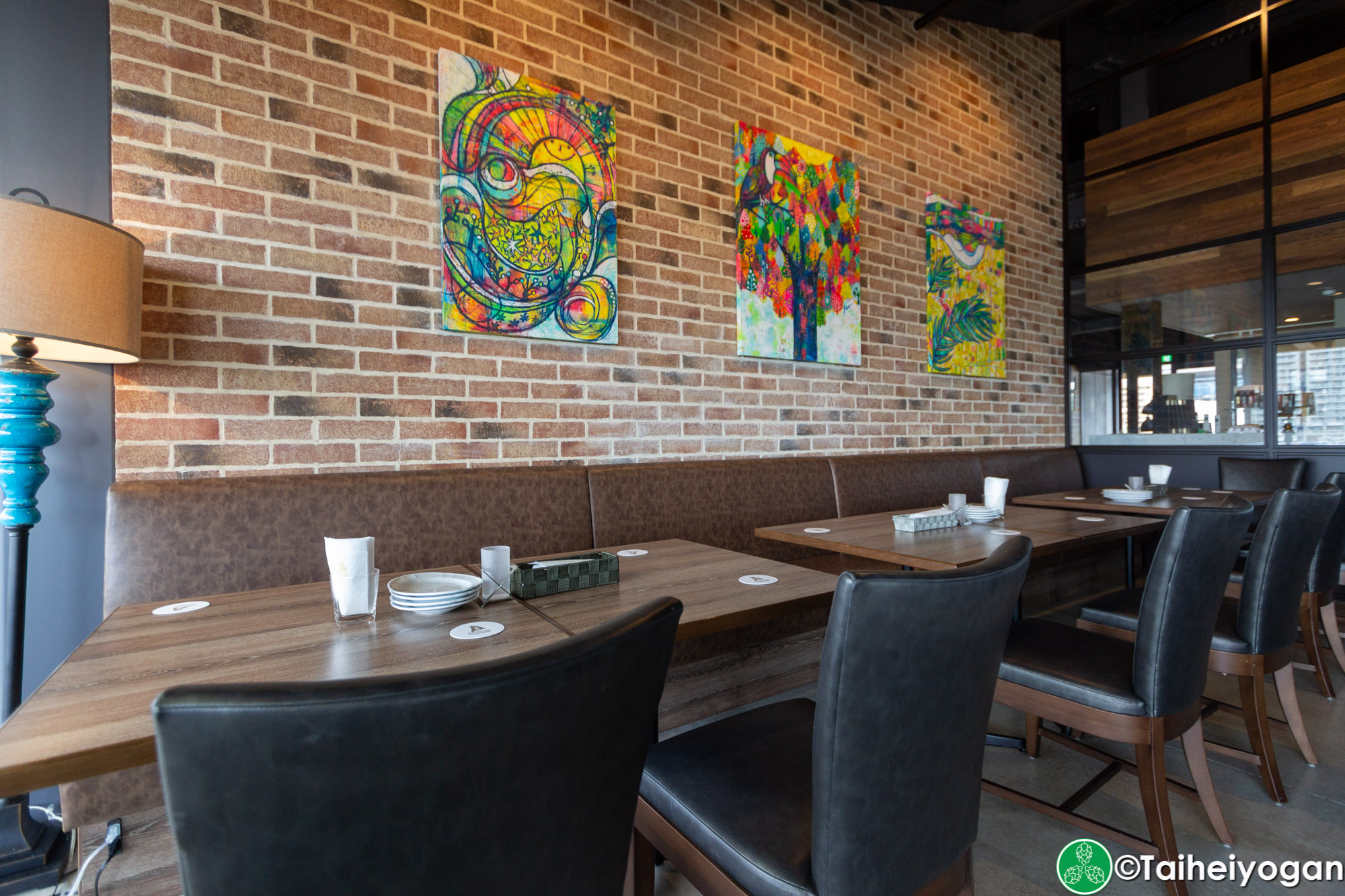 Chatan Harbor Brewery - Interior - Restaurant Section - Table Seating