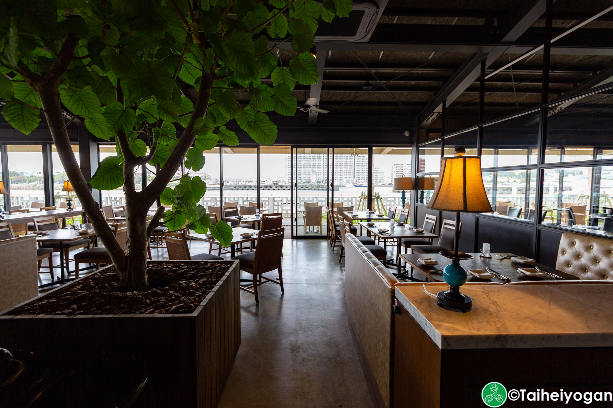 Chatan Harbor Brewery - Interior - Restaurant Section - Table Seating