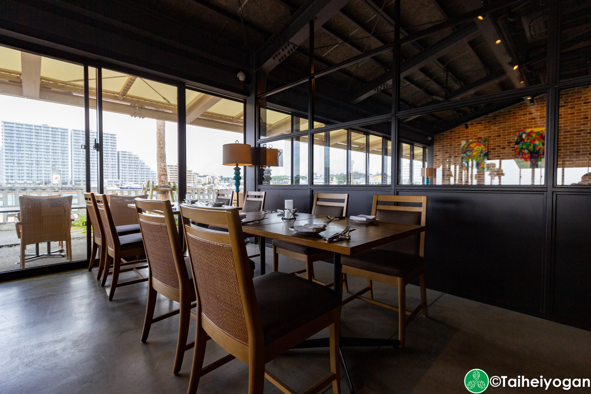 Chatan Harbor Brewery - Interior - Restaurant Section - Table Seating