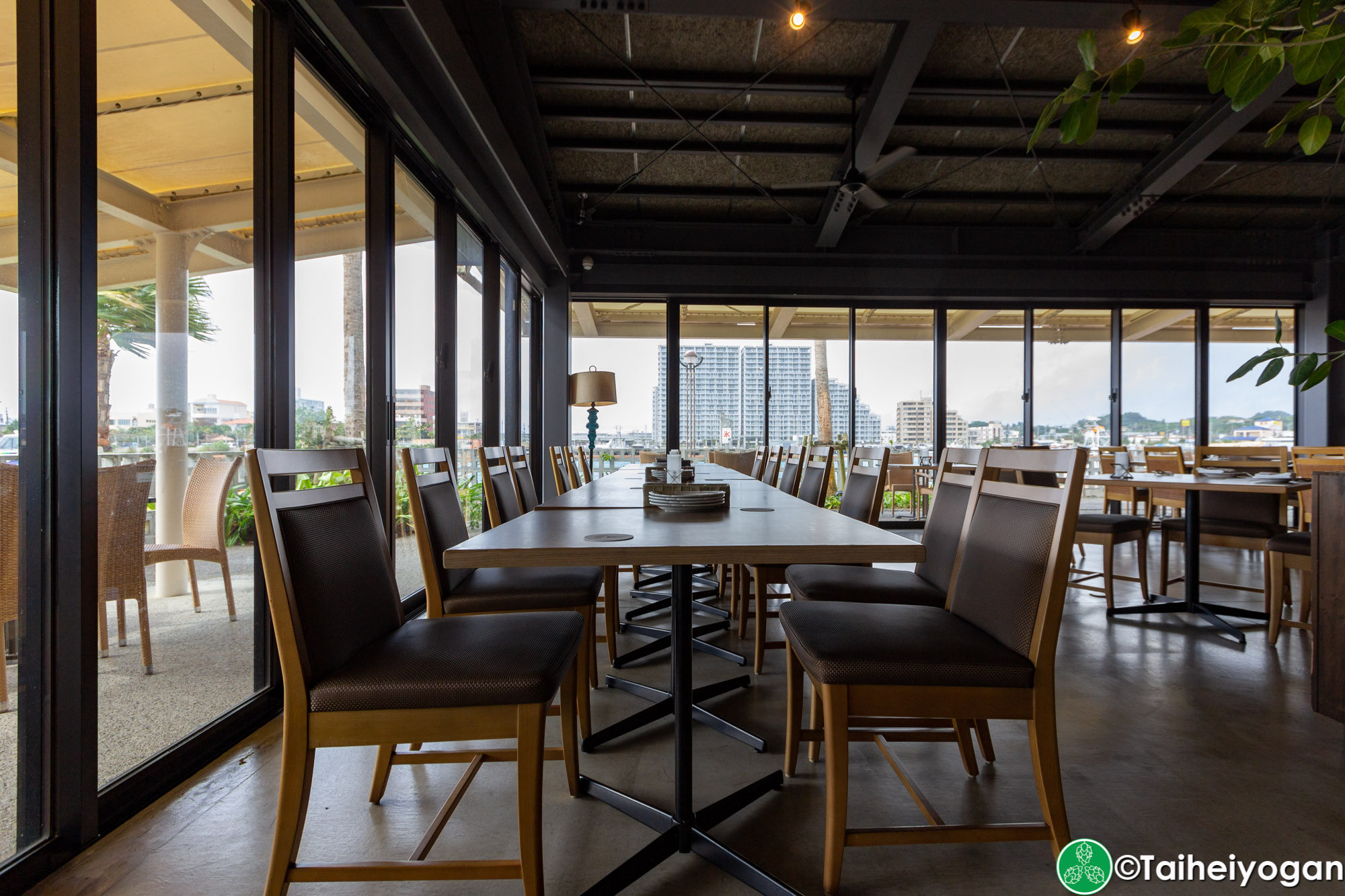 Chatan Harbor Brewery - Interior - Restaurant Section - Table Seating