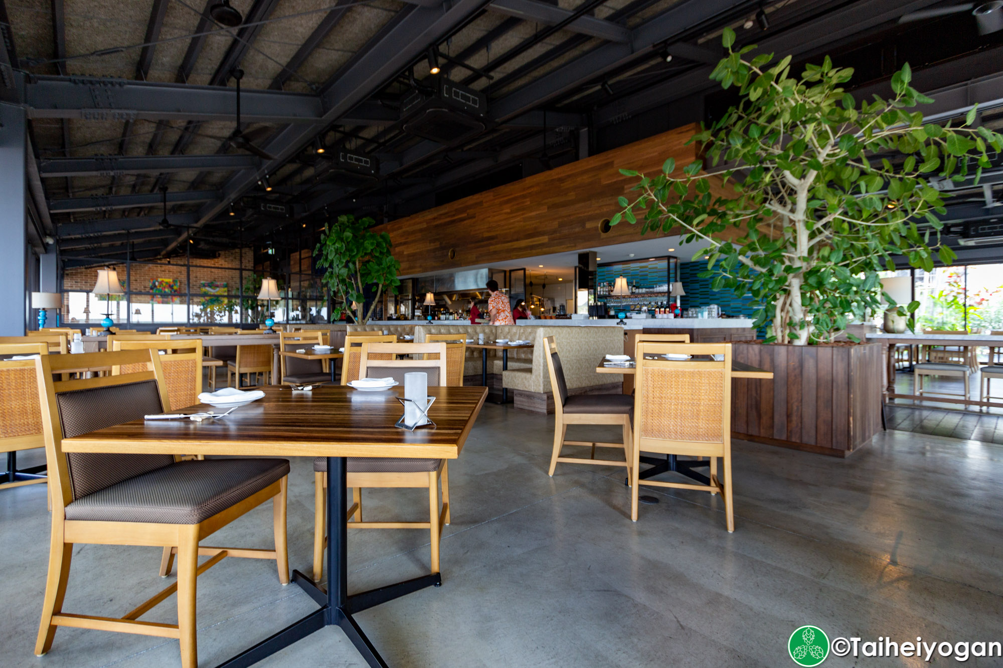 Chatan Harbor Brewery - Interior - Restaurant Section - Table Seating