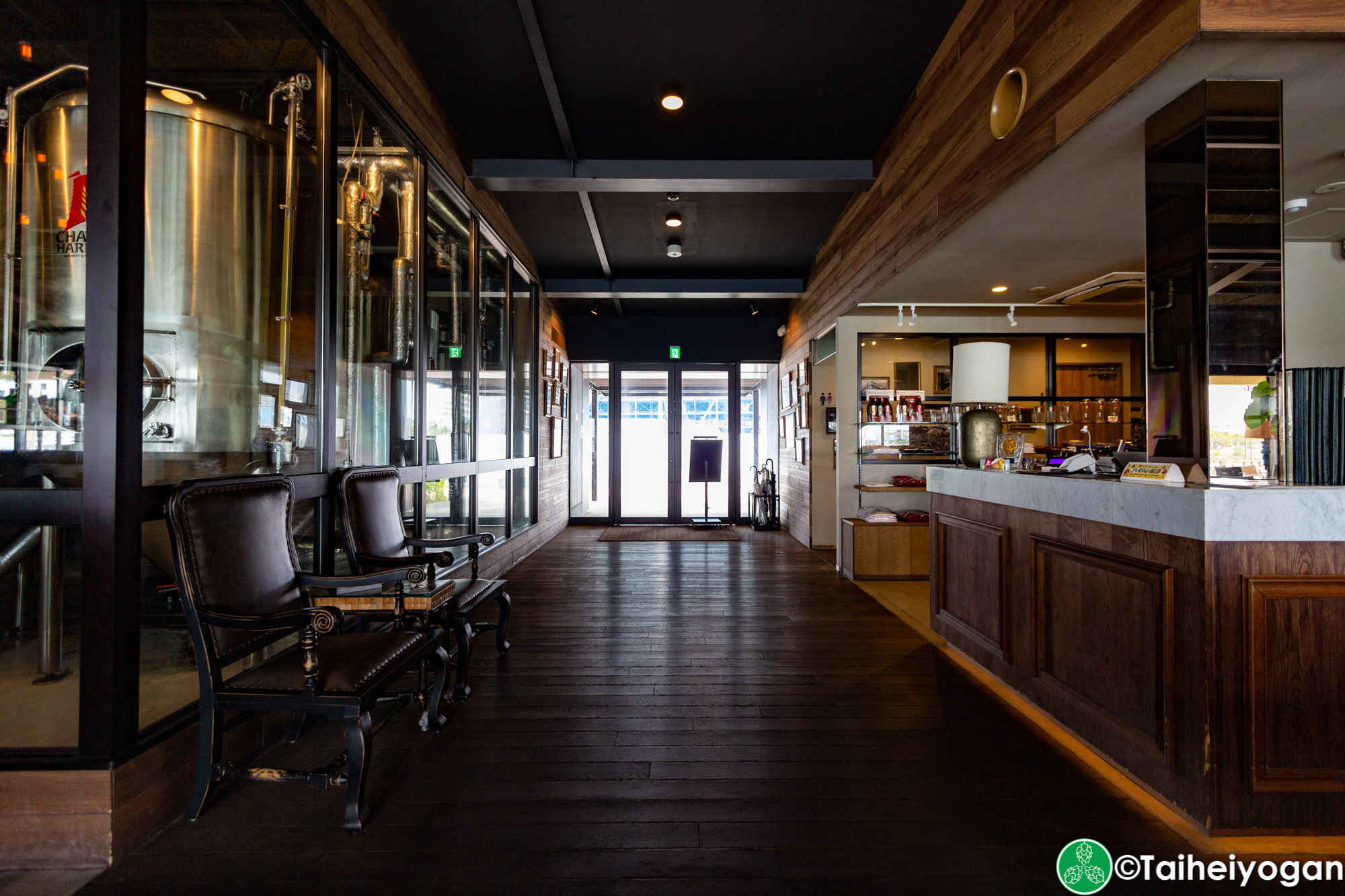 Chatan Harbor Brewery - Interior - Exit