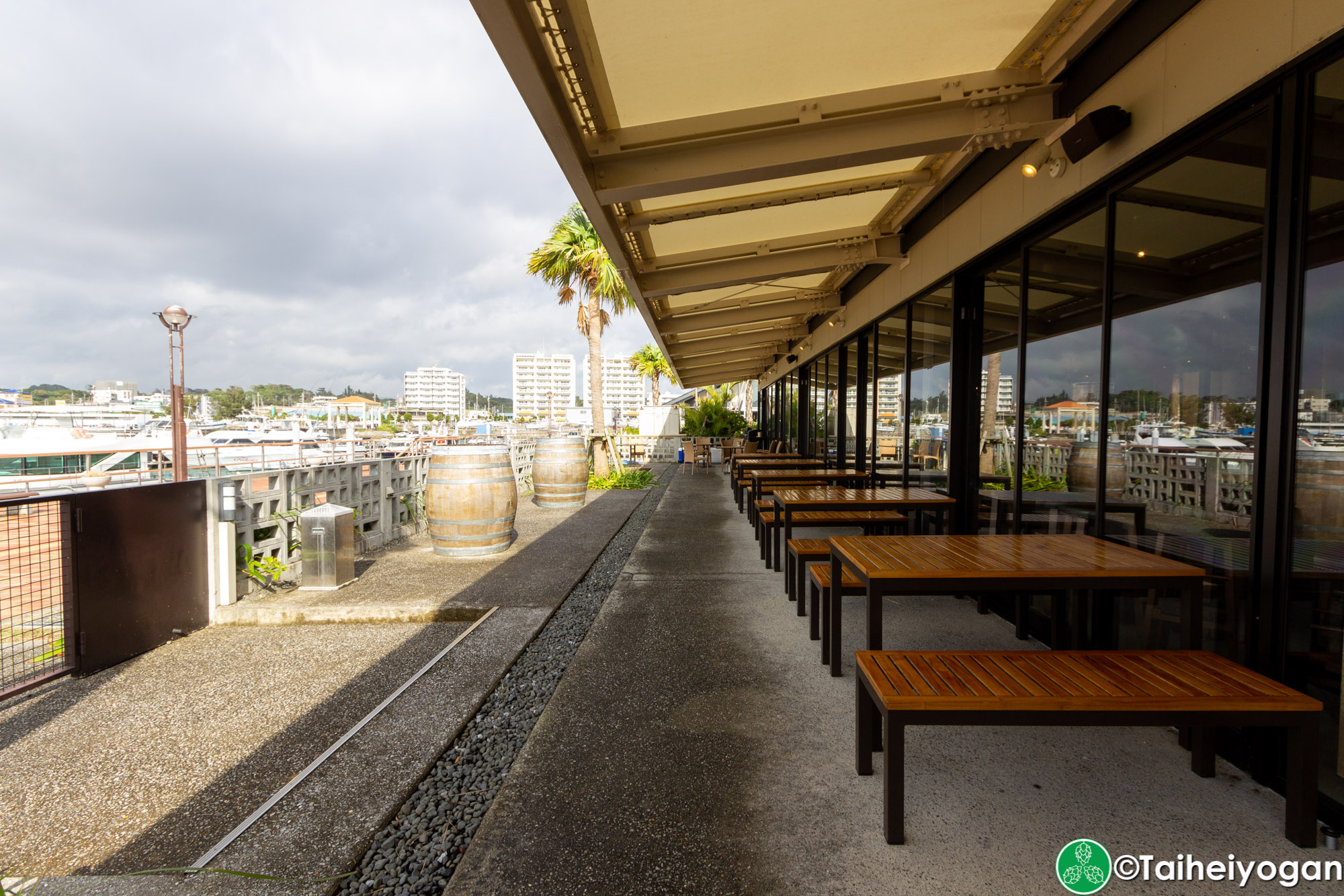 Chatan Harbor Brewery - Outdoor Terrace Seating