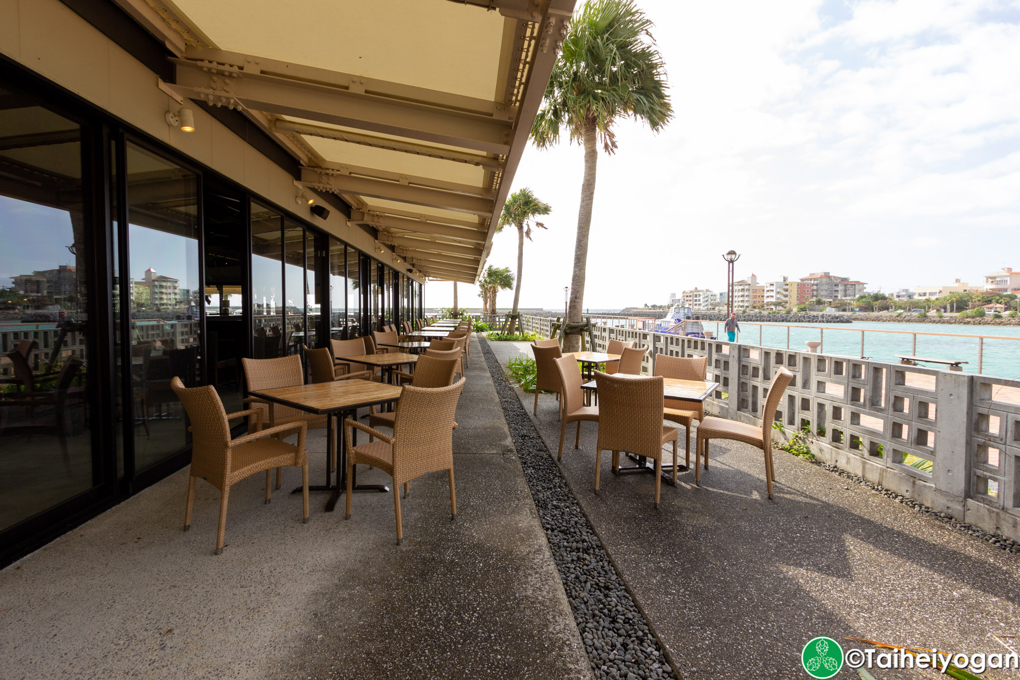 Chatan Harbor Brewery - Outdoor Terrace Seating