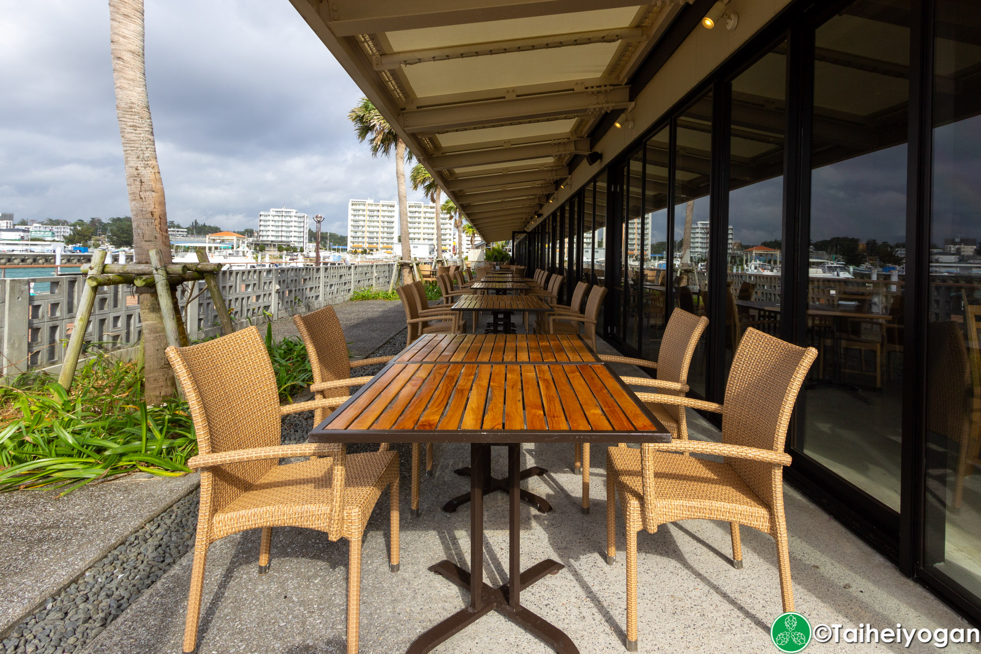 Chatan Harbor Brewery - Outdoor Terrace Seating
