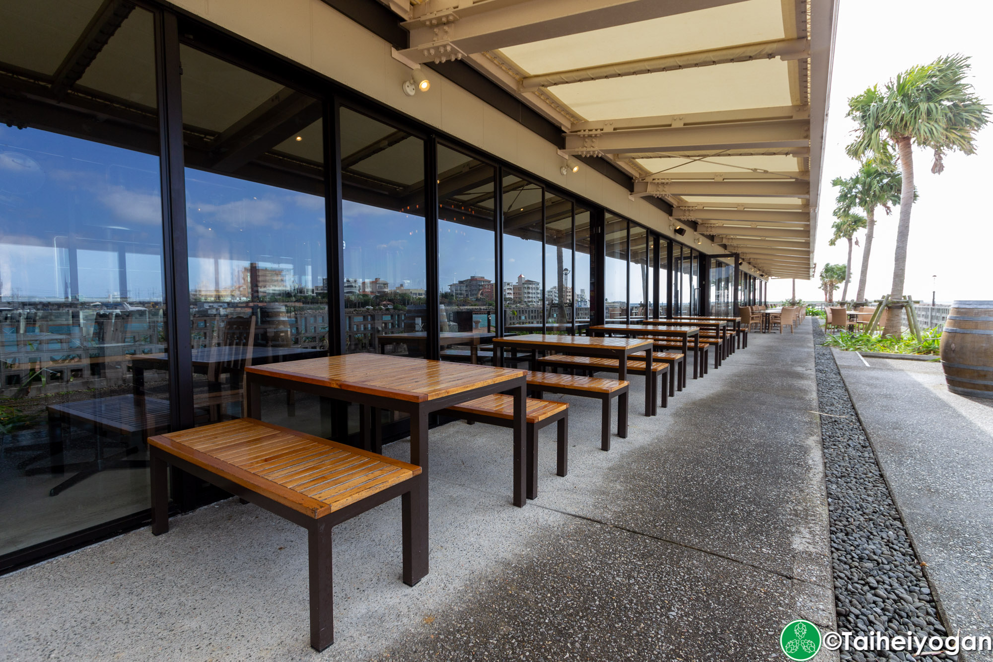 Chatan Harbor Brewery - Outdoor Terrace Seating