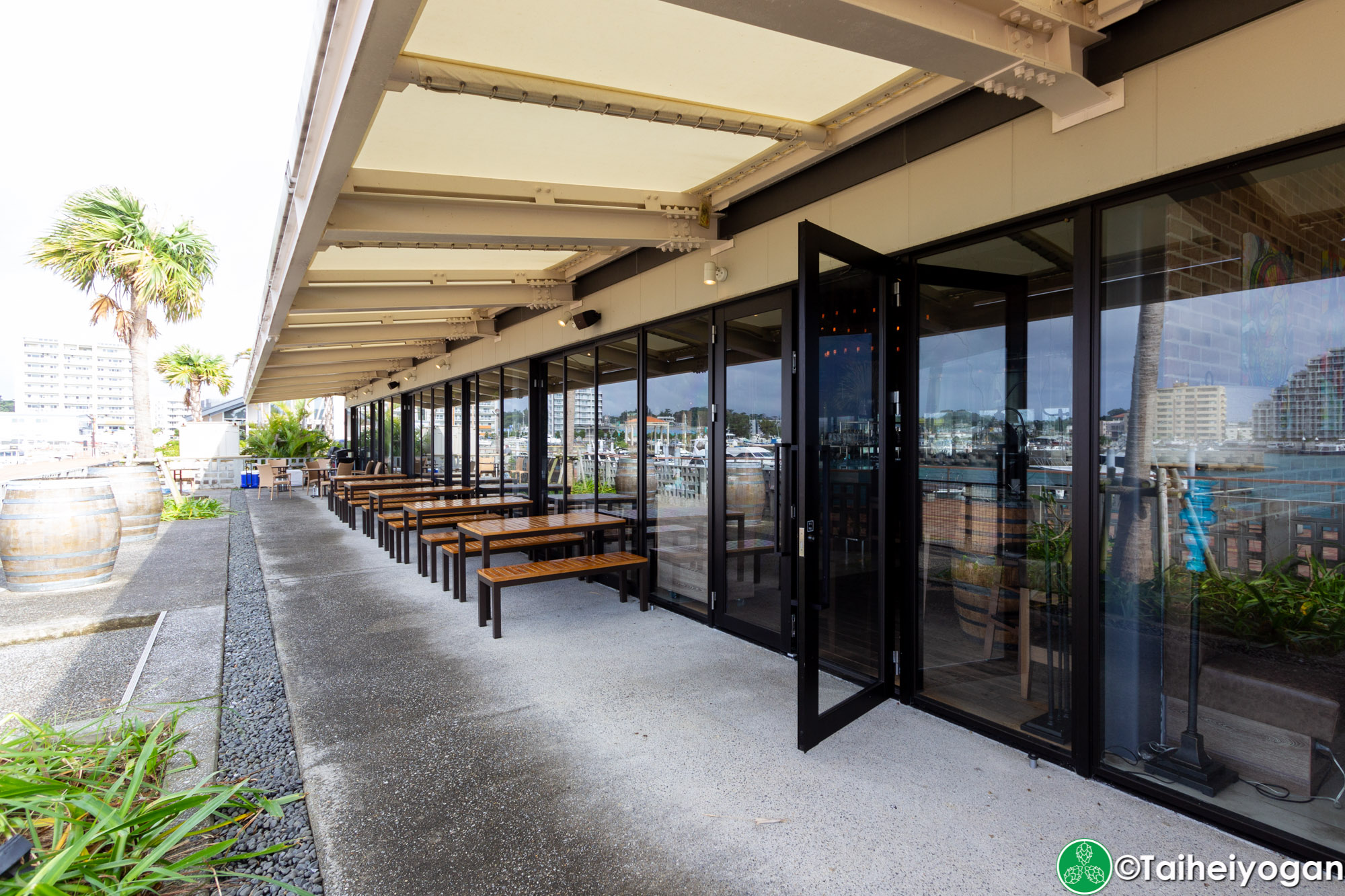 Chatan Harbor Brewery - Outdoor Terrace Seating