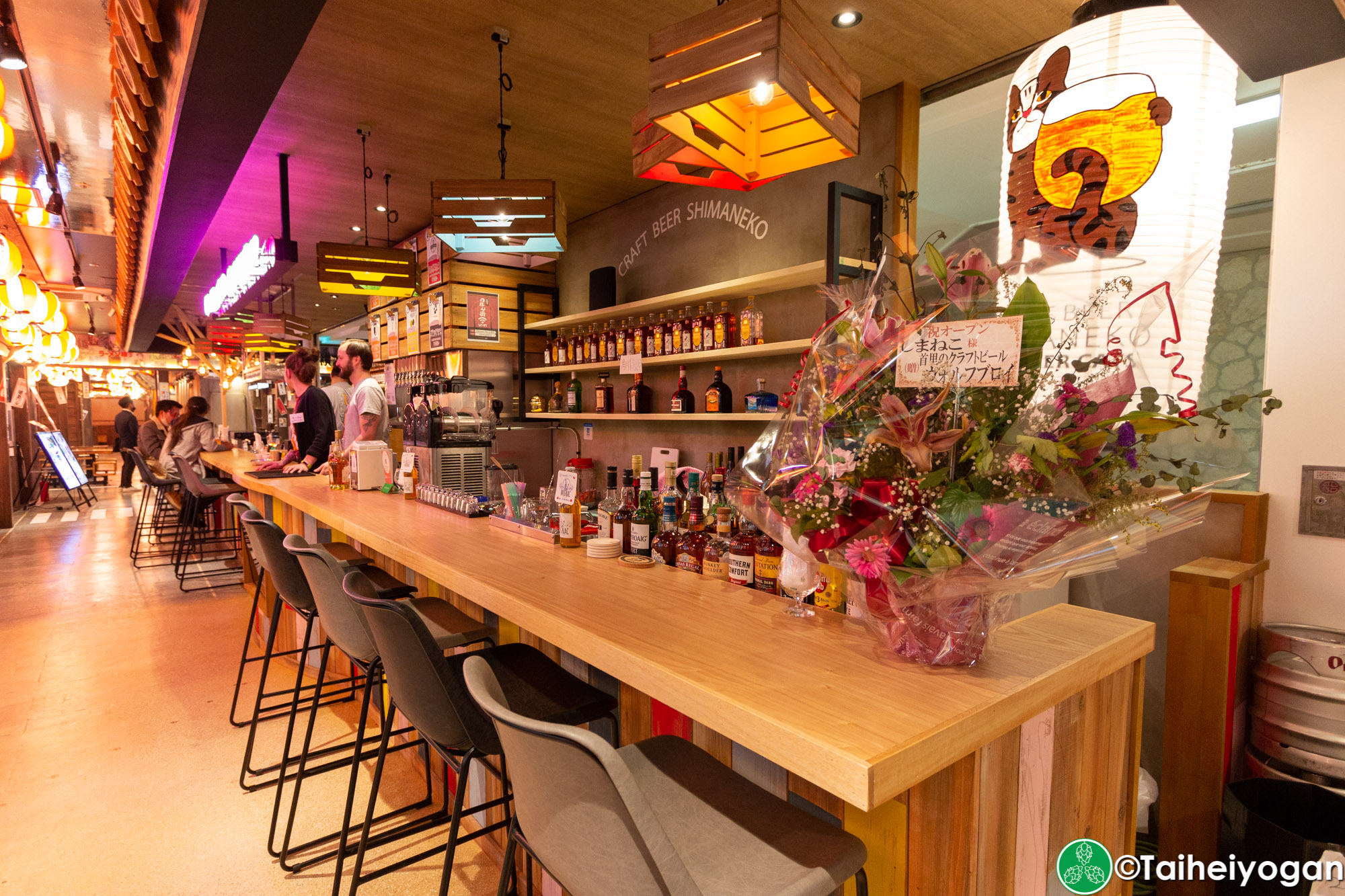 Craft Beer Shimaneko・クラフトビール しまねこ - Interior - Counter Seating