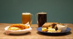 Taste of Okinawa - Menu - Eisbein, Fish & Chips, and Beer
