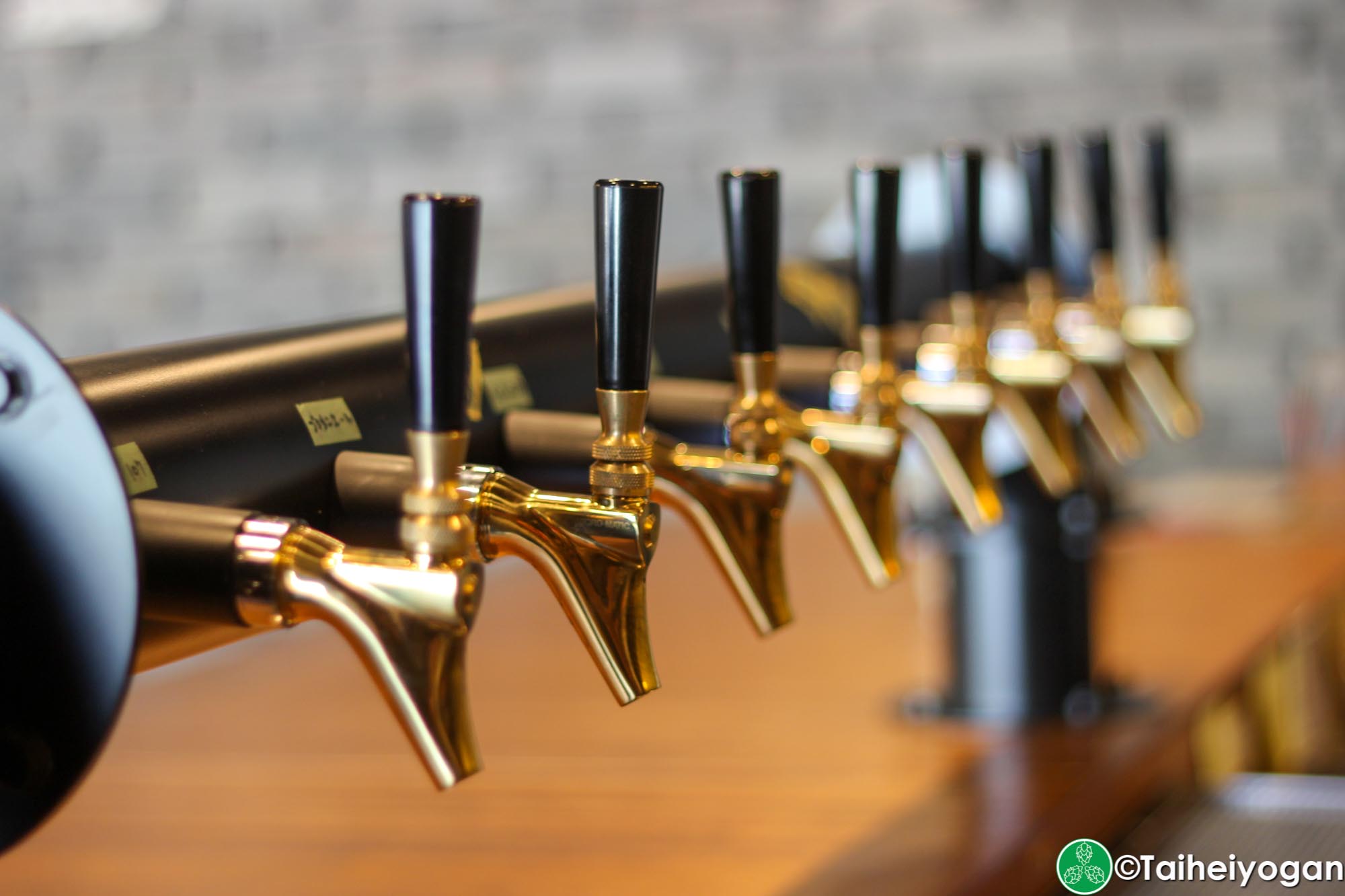 Ukishima Brewery Taproom - Interior - Beer Taps