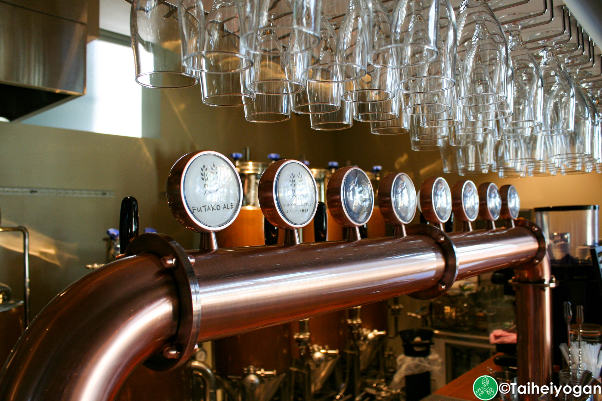 Futako Brewery - Interior - Beer Taps