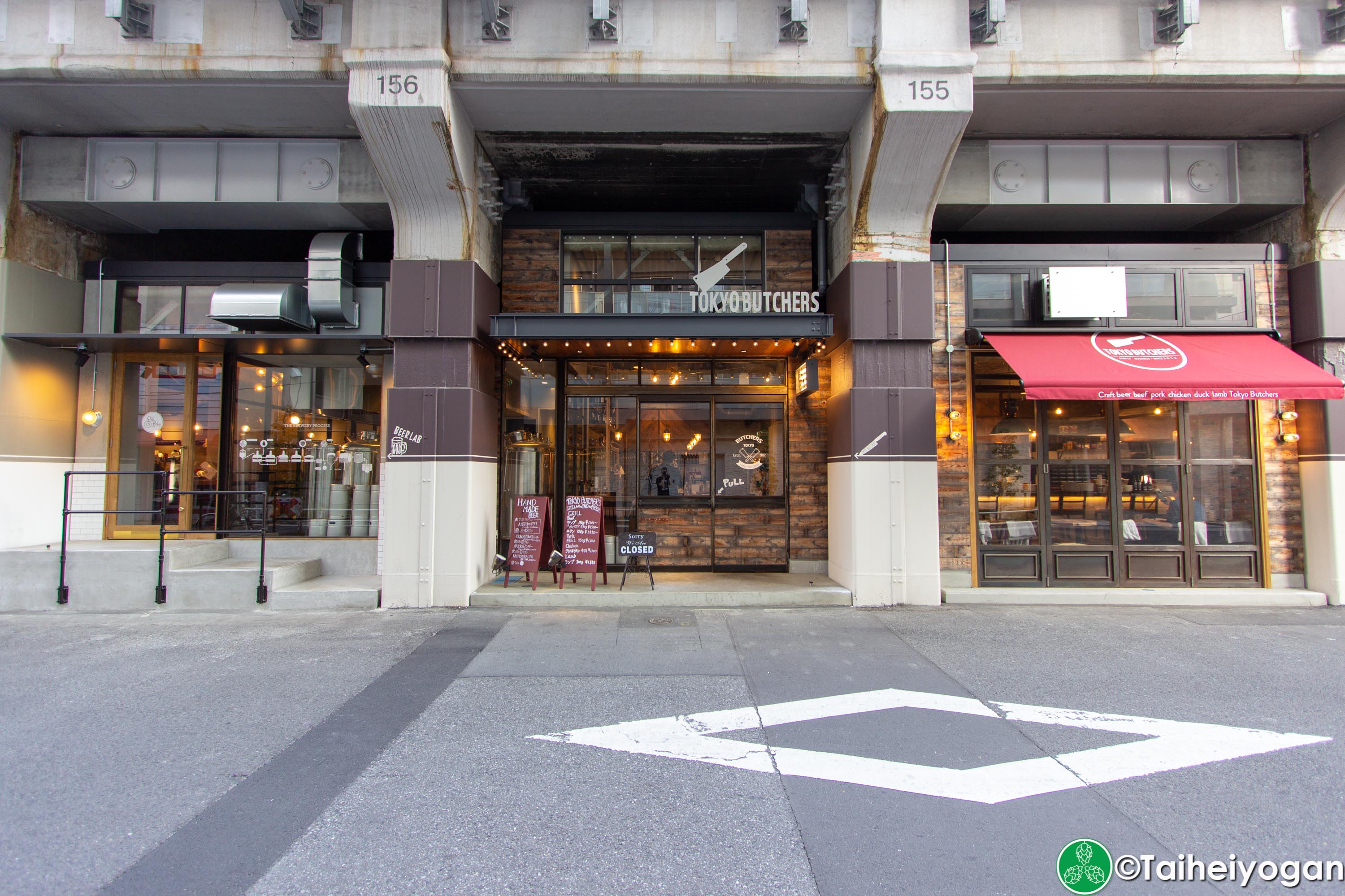 Tokyo Butchers & Okachi Beer Lab - Entrance