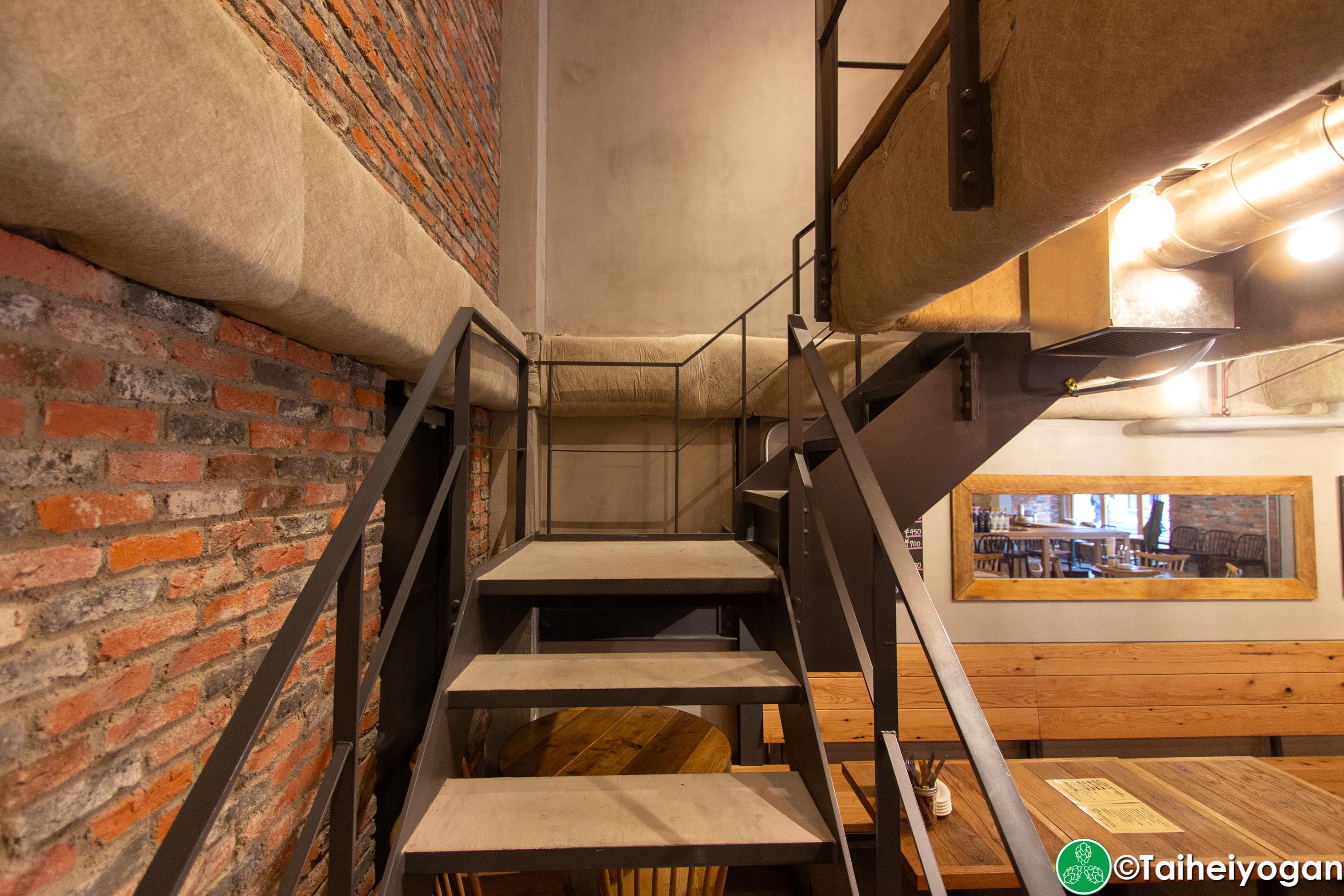 Tokyo Butchers & Okachi Beer Lab - Interior - Stairs to Party Room