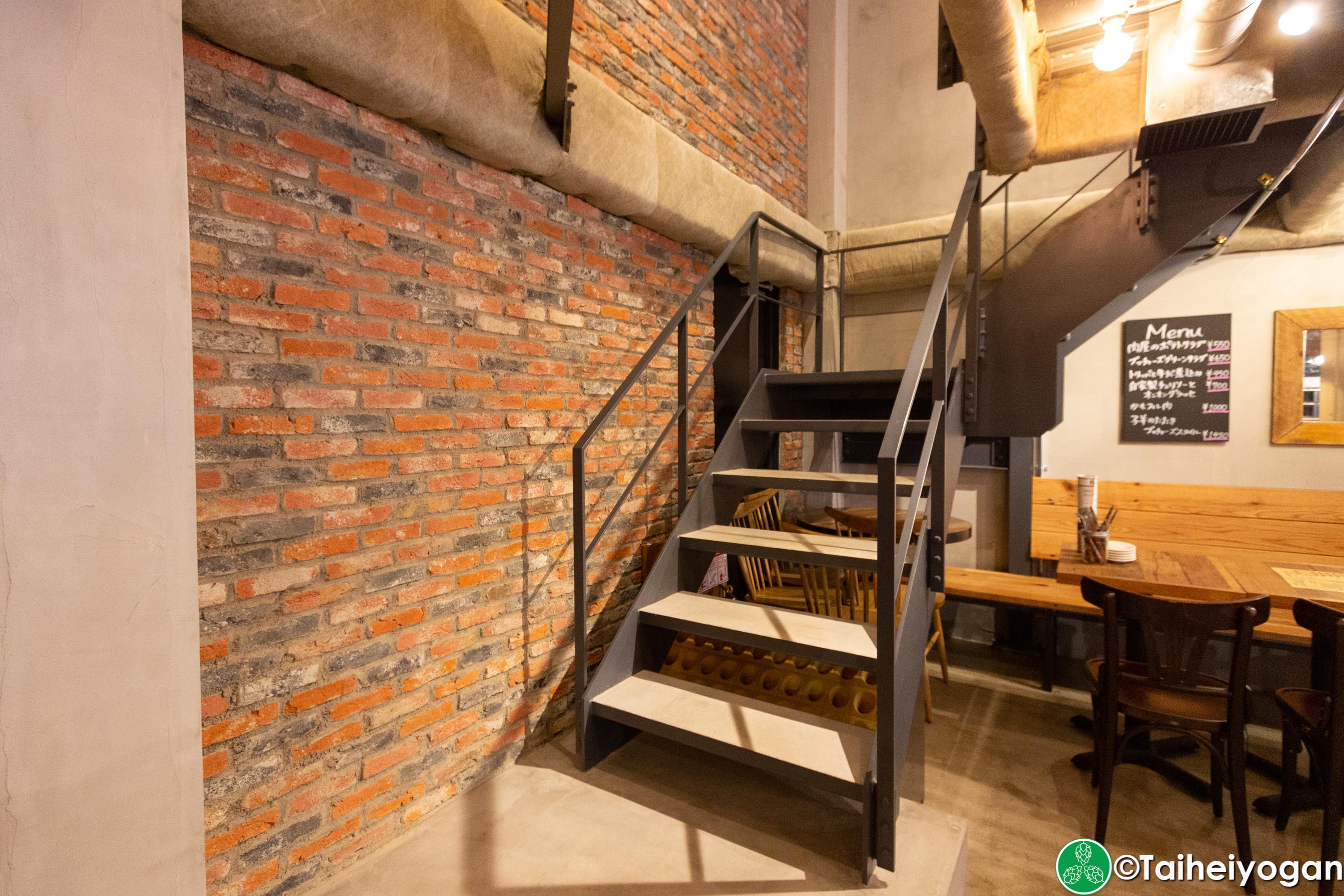 Tokyo Butchers & Okachi Beer Lab - Interior - Stairs to Party Room