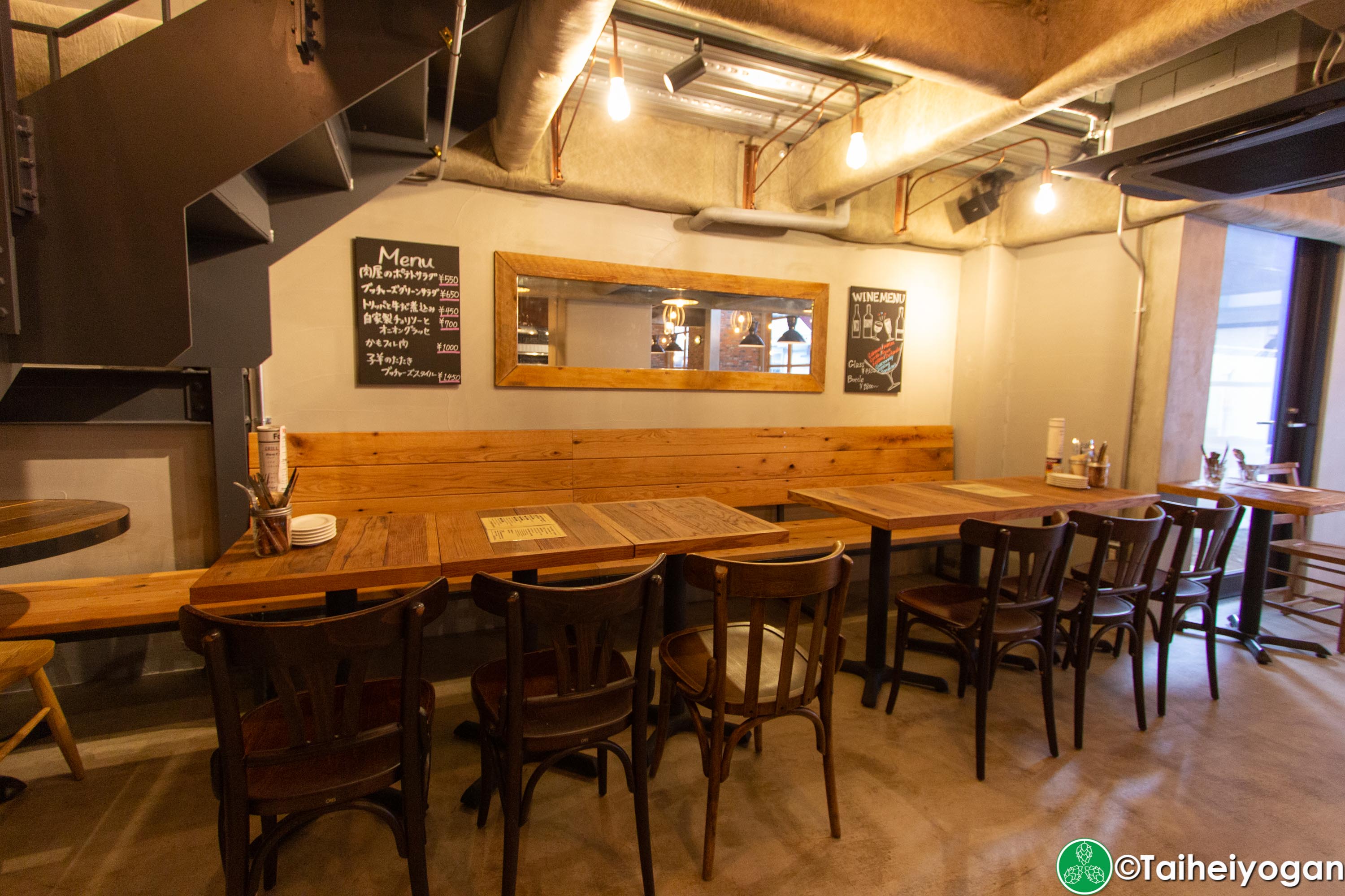 Tokyo Butchers & Okachi Beer Lab - Interior - Tables