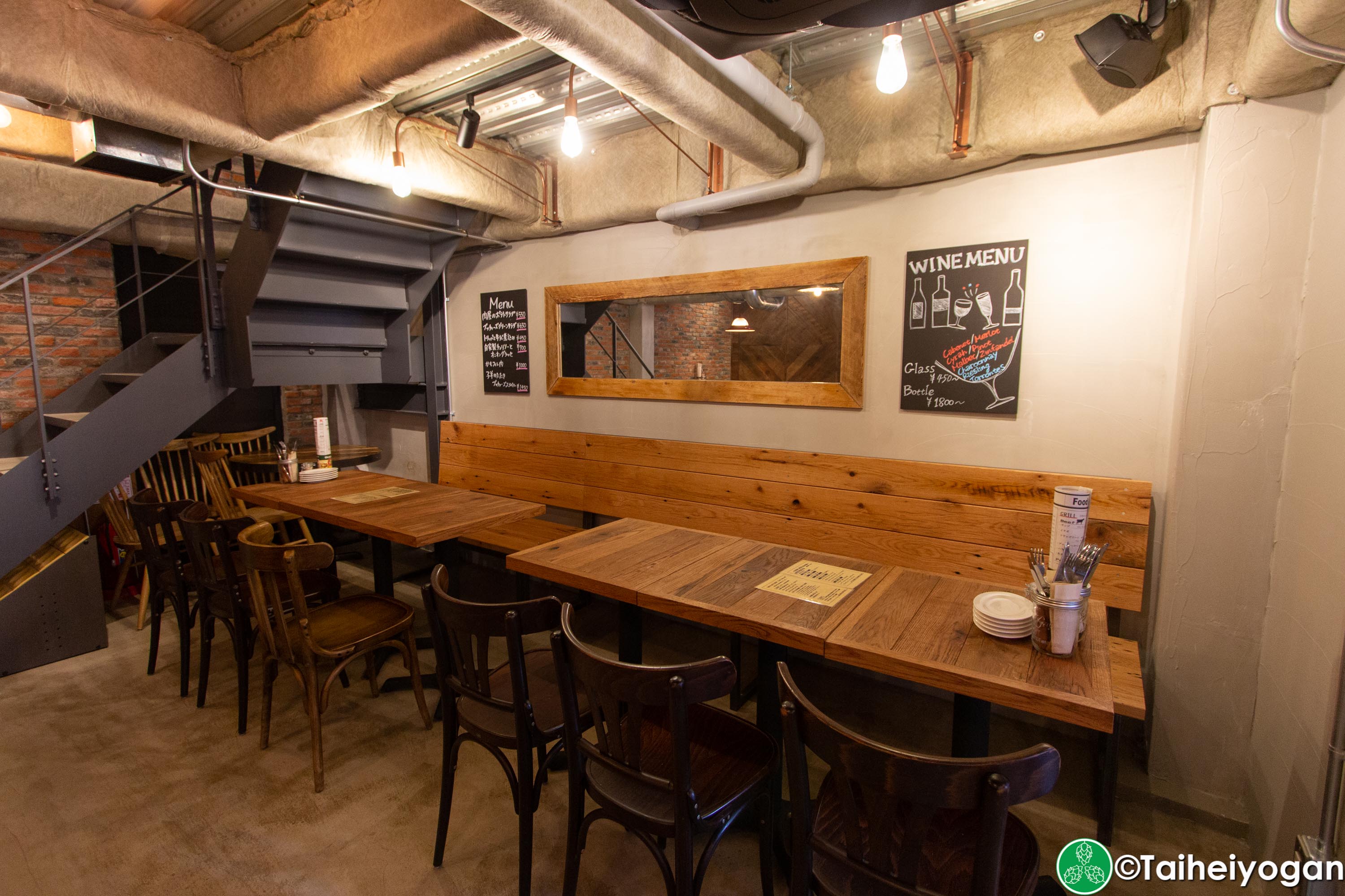 Tokyo Butchers & Okachi Beer Lab - Interior - Tables