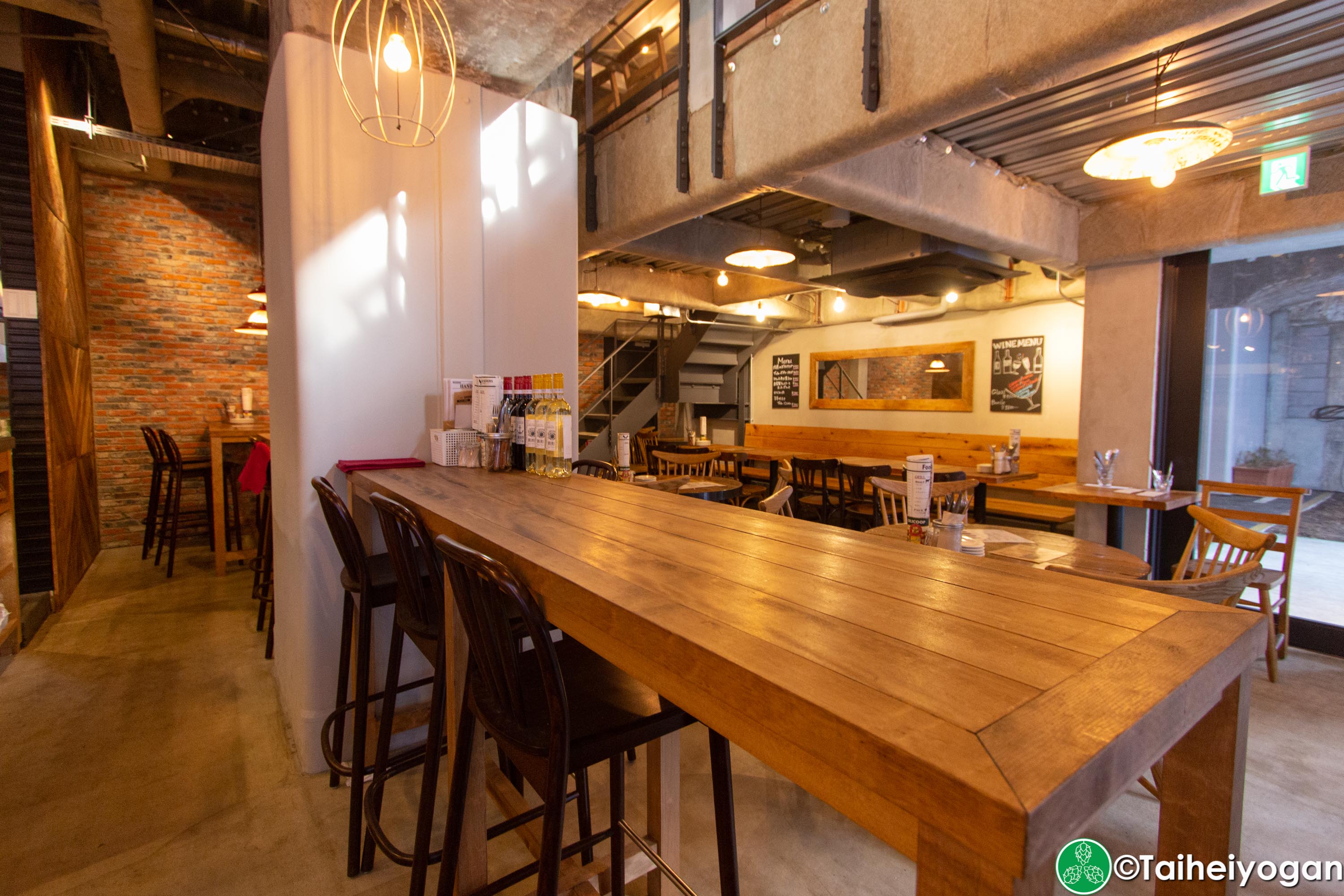 Tokyo Butchers & Okachi Beer Lab - Interior - Tables