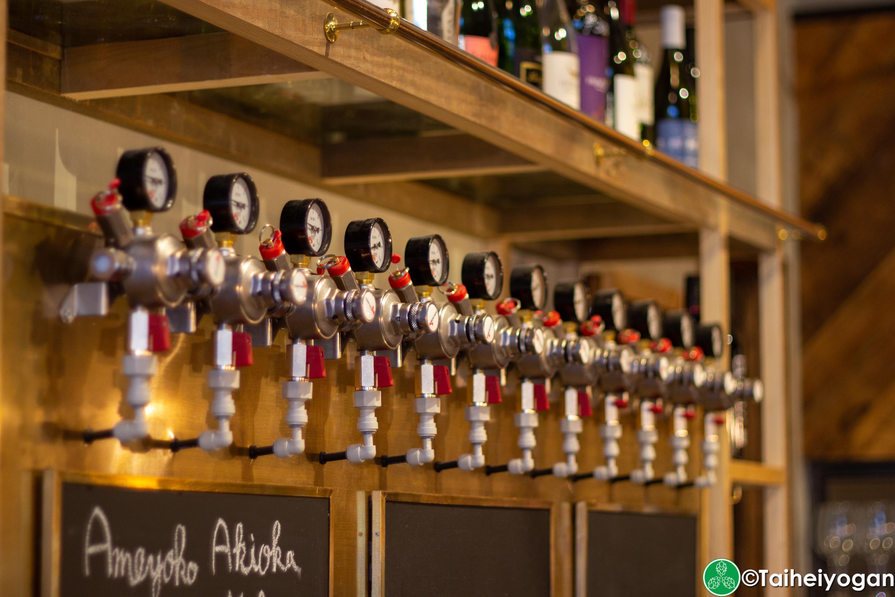 Tokyo Butchers & Okachi Beer Lab - Interior - Beer Taps