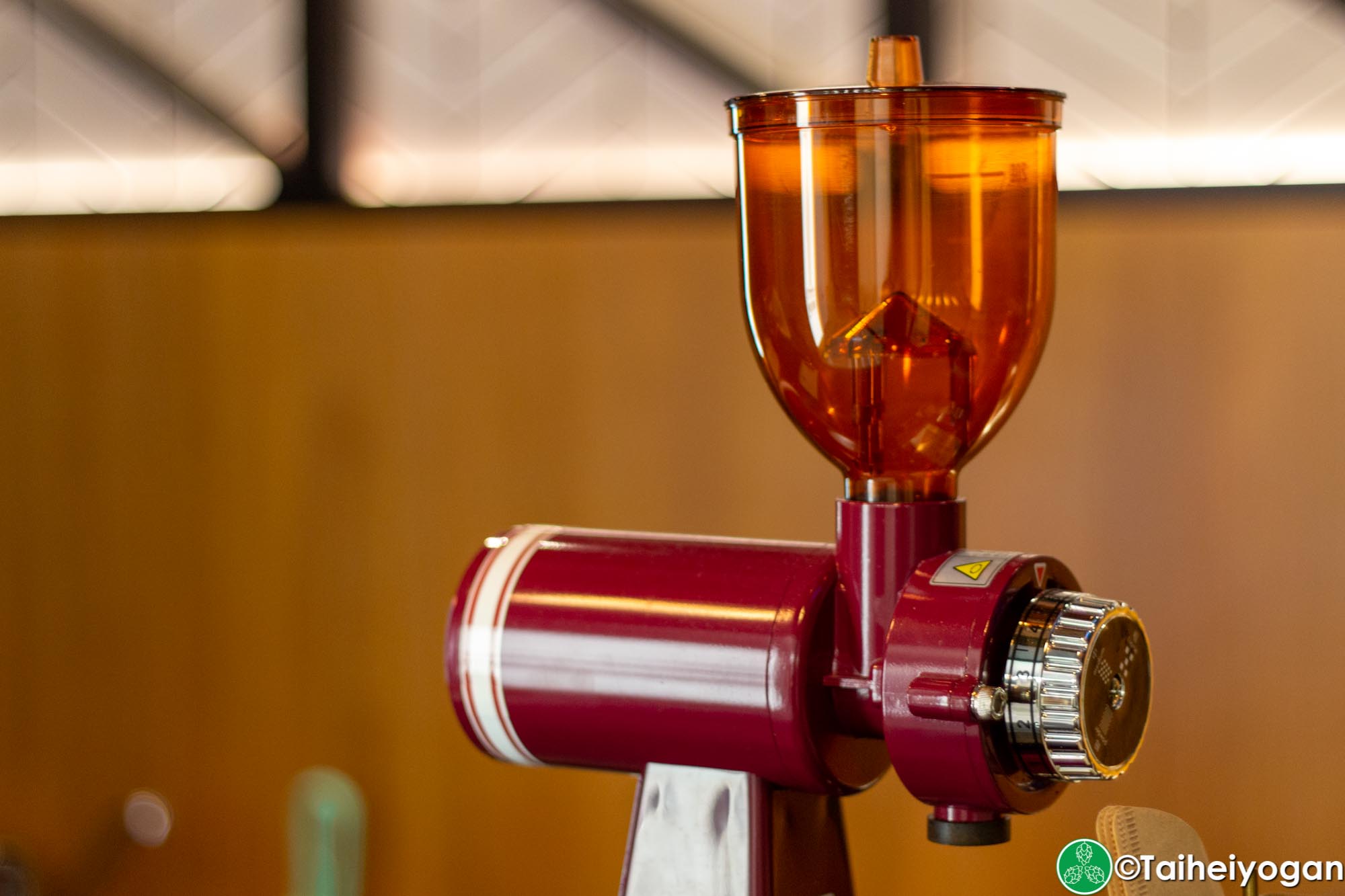 Frank's Barber and Beer Club - Interior - Bar - Coffee Grinder