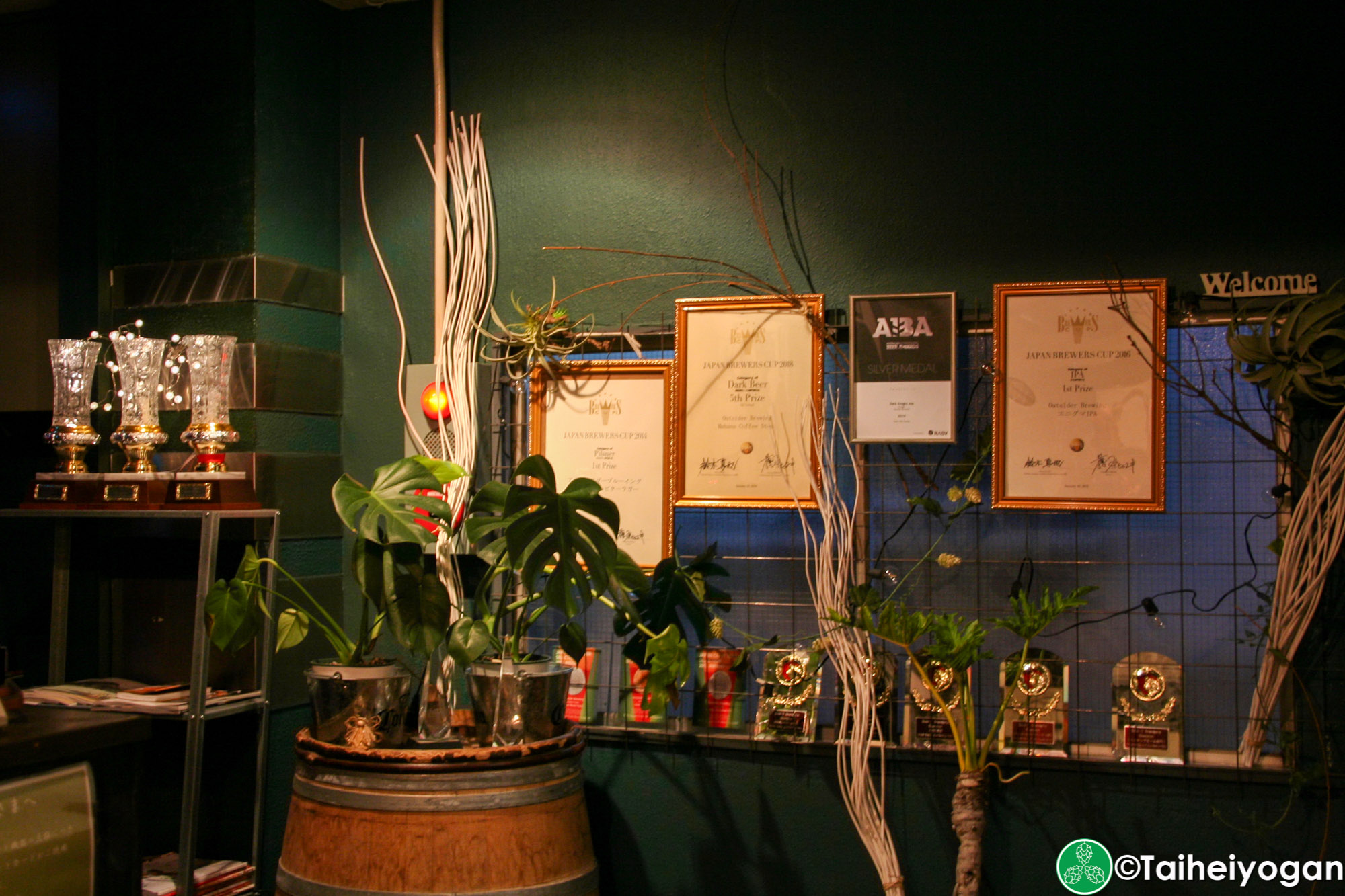 Hops & Herbs - Interior - Decorations - Outsider Brewing Craft Beer Awards