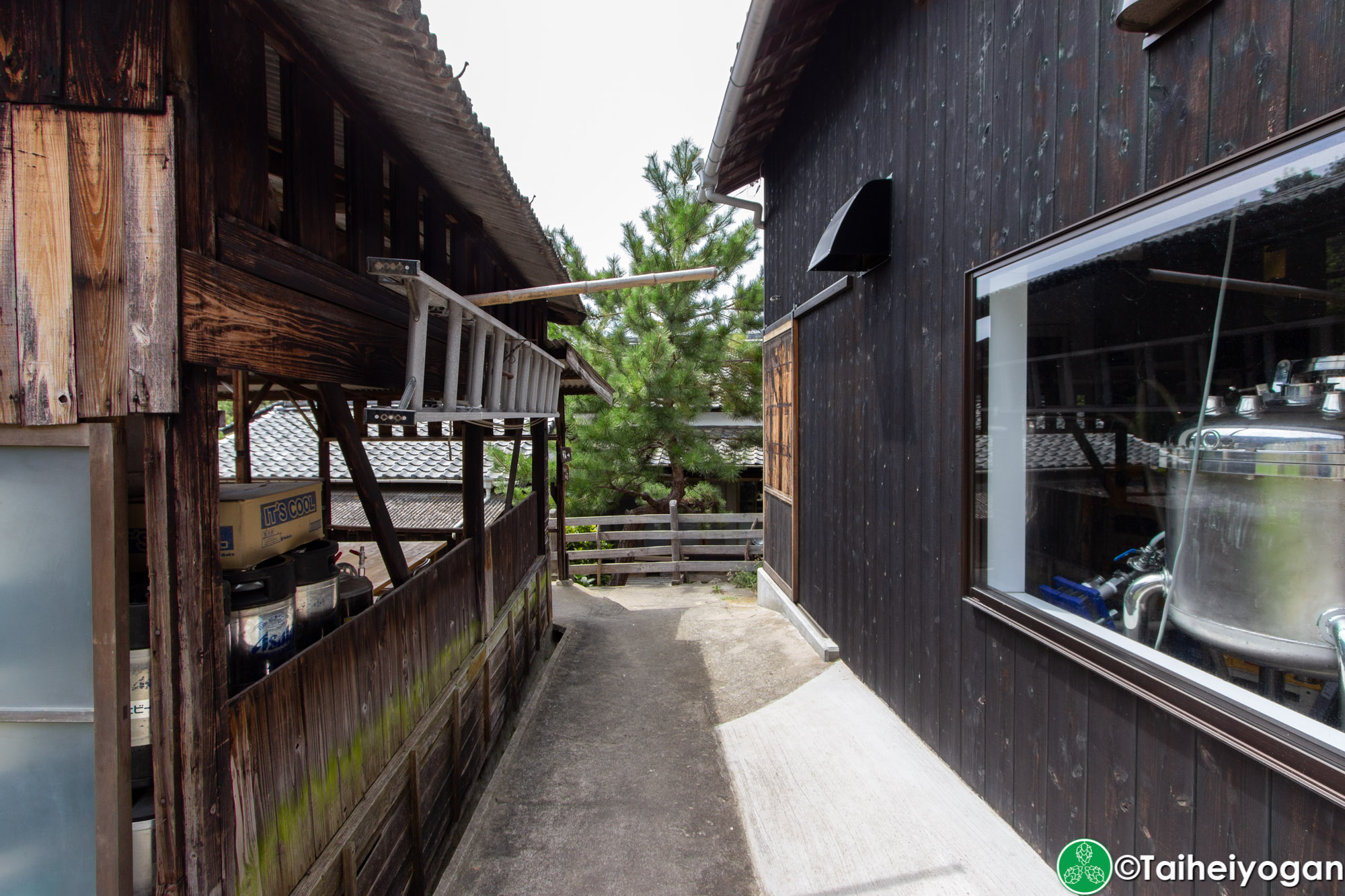 まめまめびーる・Mame Mame Beer - Outdoor Area - Passage to Seating Area