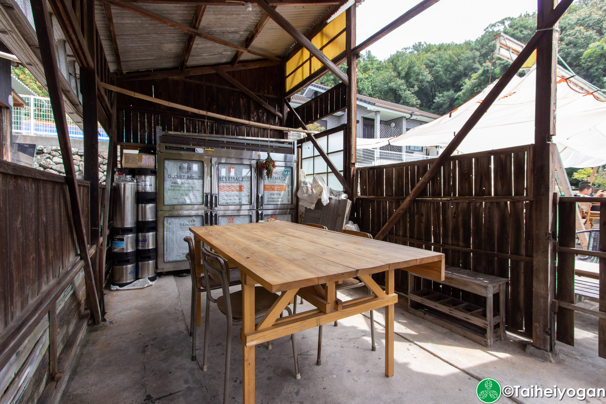 まめまめびーる・Mame Mame Beer - Outdoor Area - Covered Table Seating
