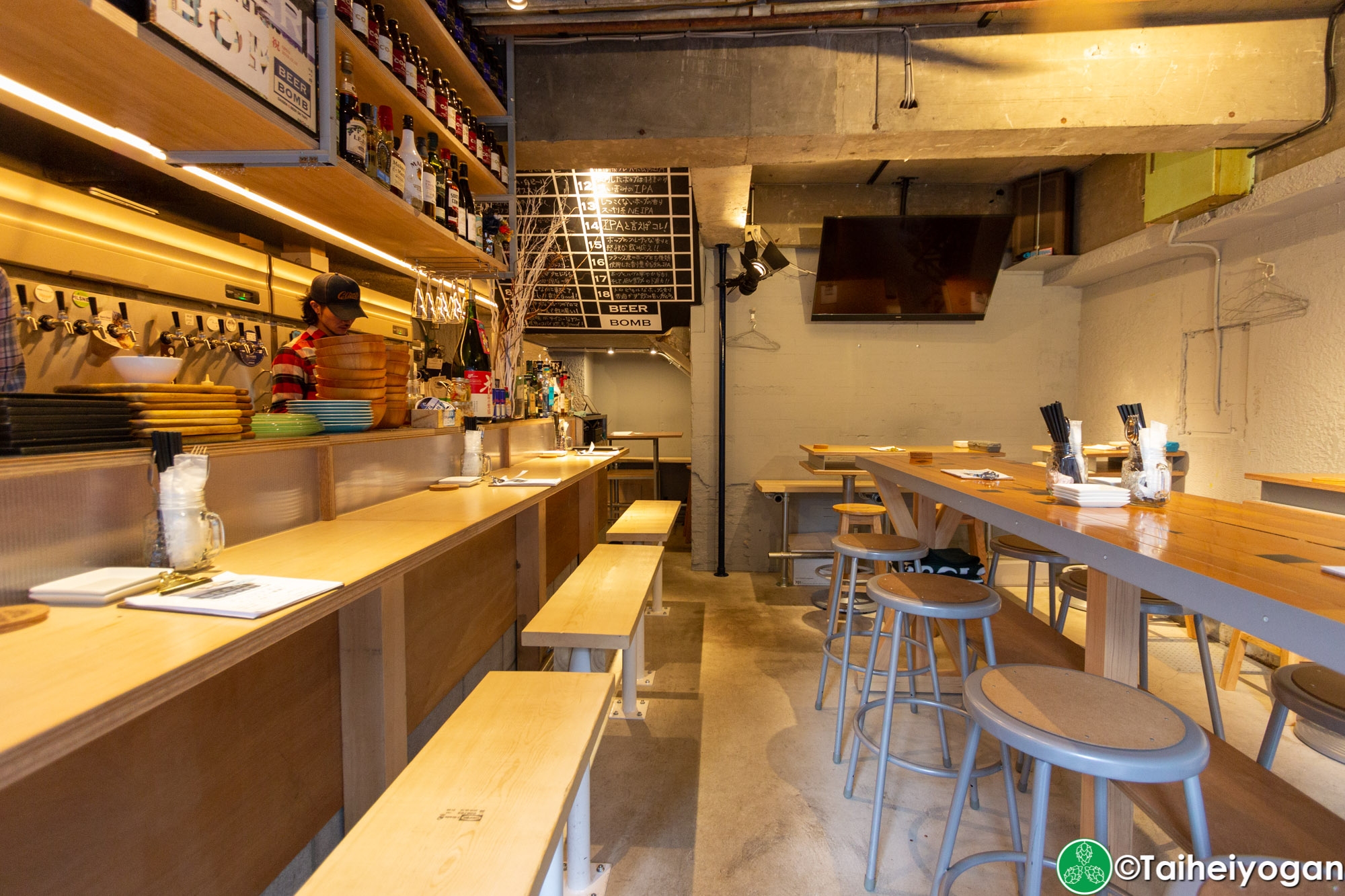 Beer Bomb - Interior - Bar Counter Seating