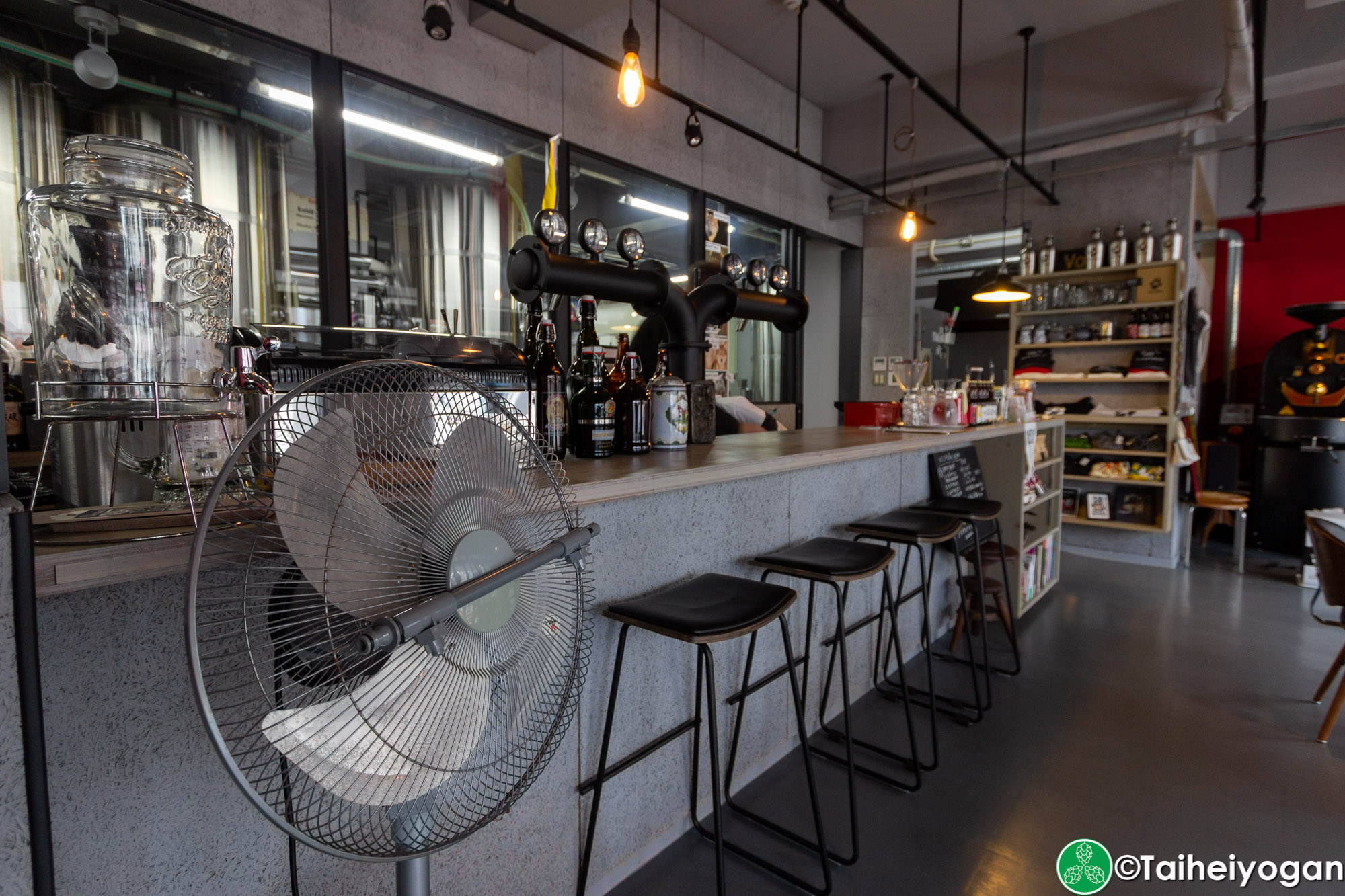 Wolfbrau Brewery & Roastery - Interior - Bar Counter Seating