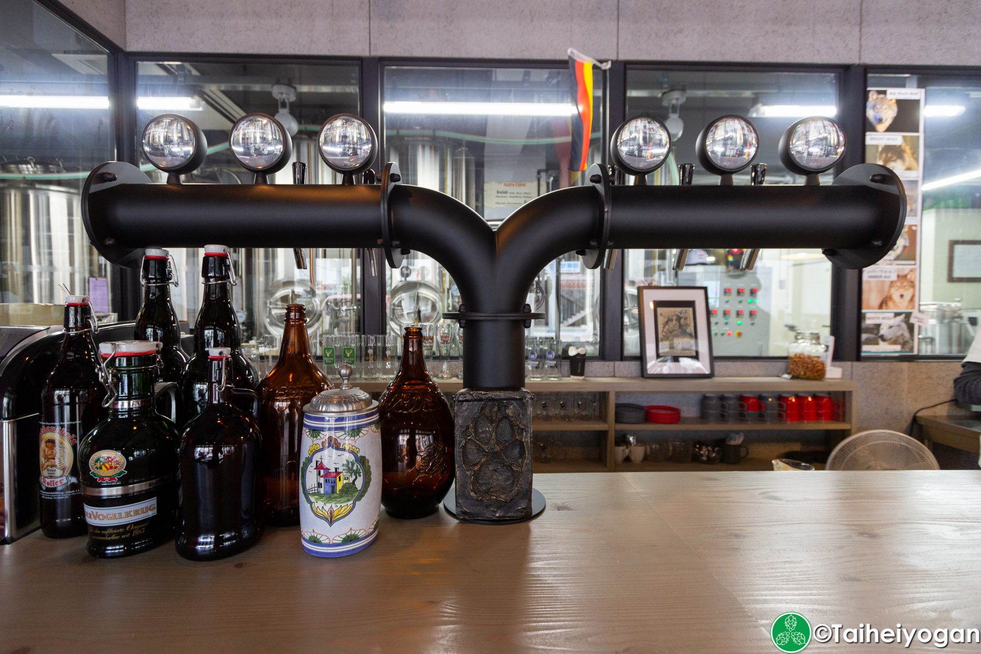 Wolfbrau Brewery & Roastery - Interior - Craft Beer Taps