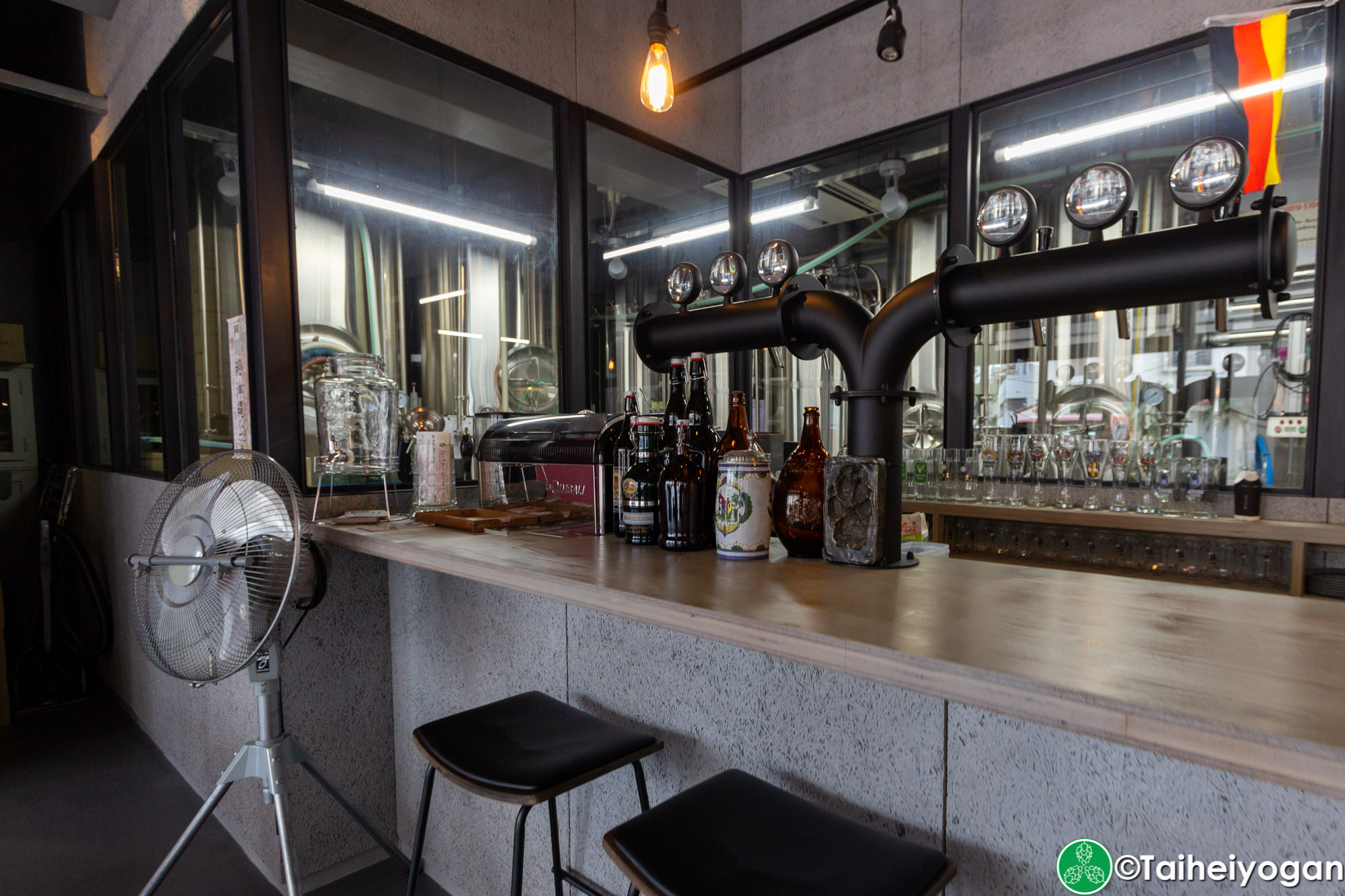 Wolfbrau Brewery & Roastery - Interior - Bar Counter Seating