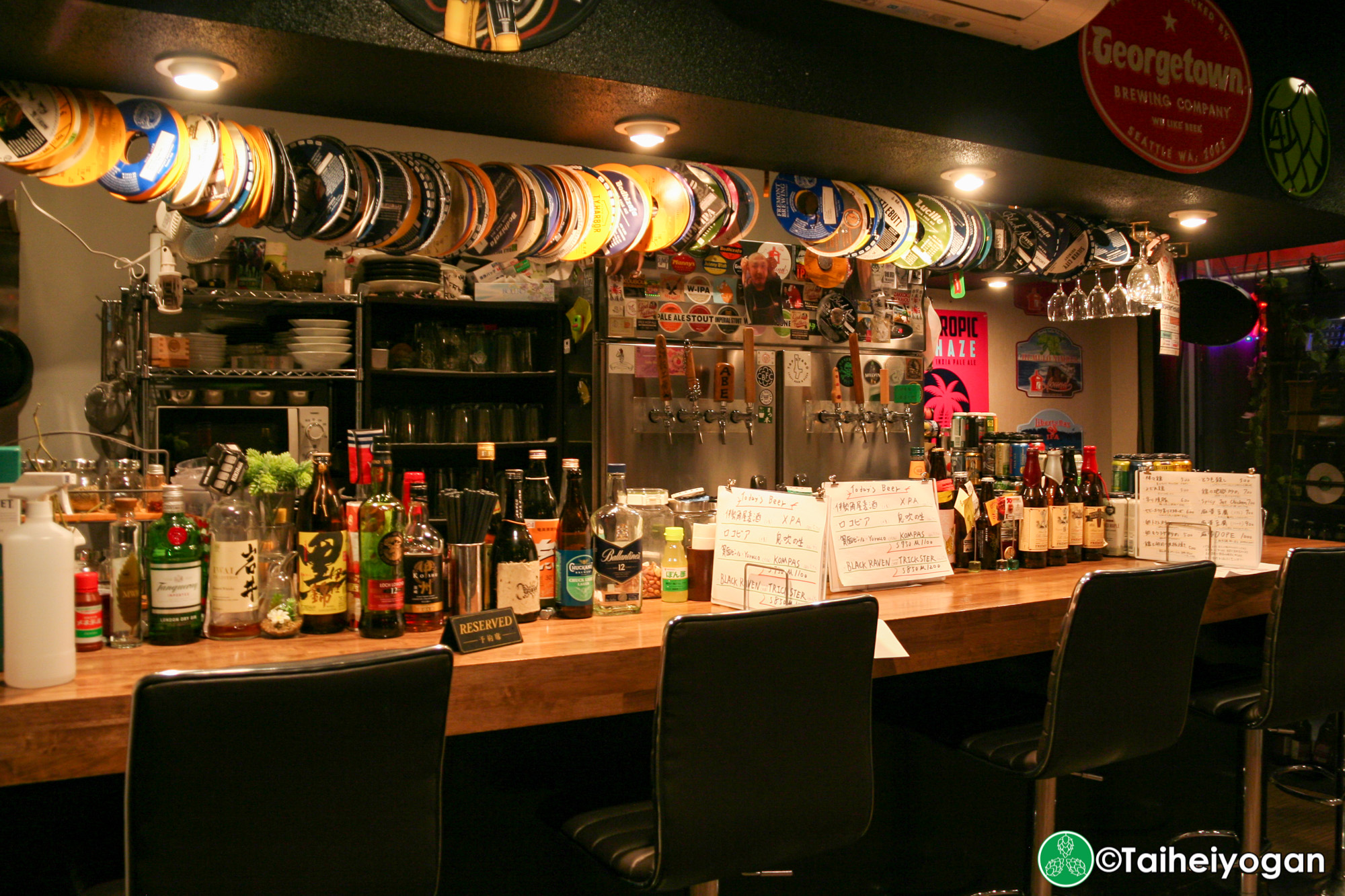 Beer Glass Hopper - Interior - Bar Counter Seating