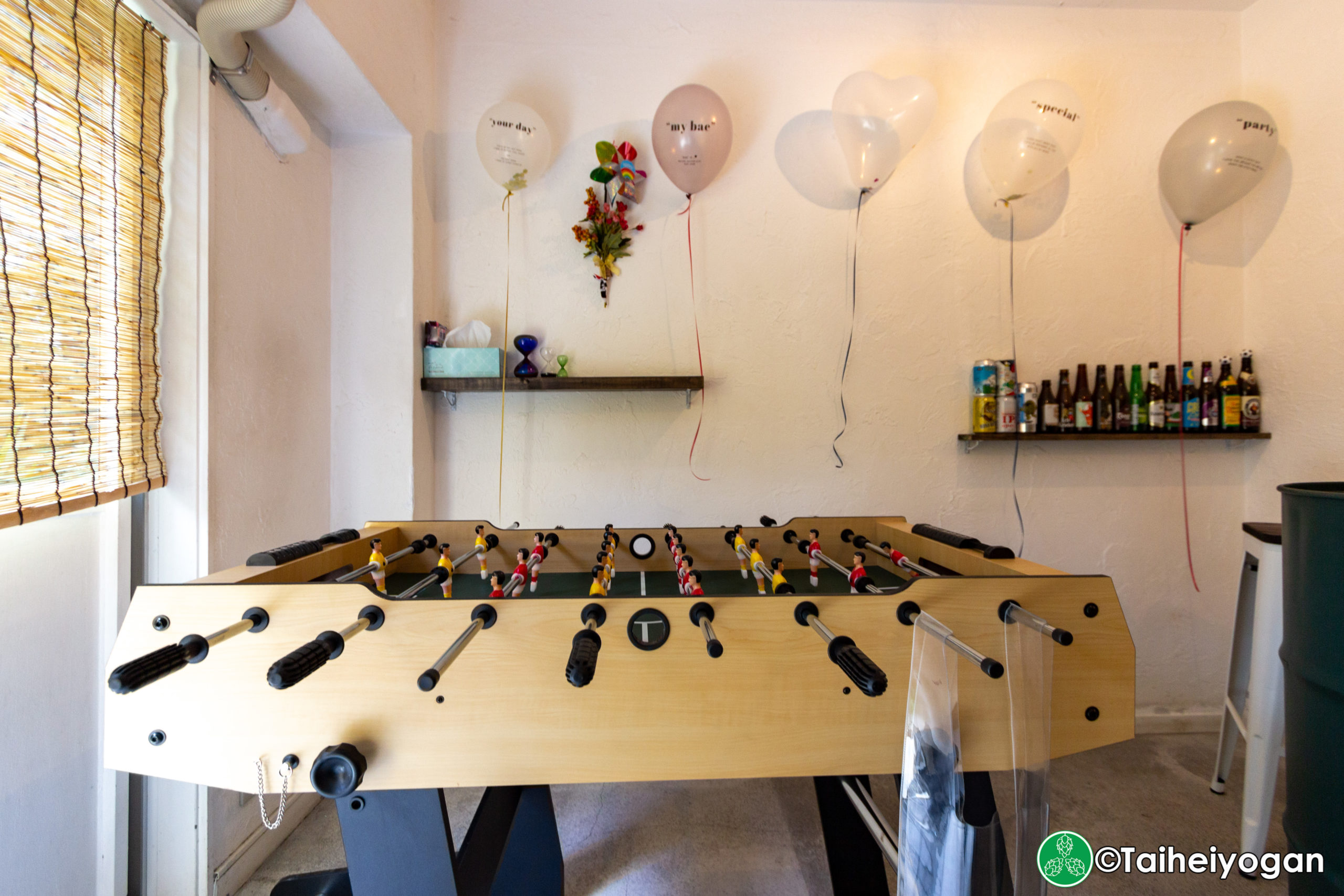 threefeet Tokyo - Interior - Foosball Table